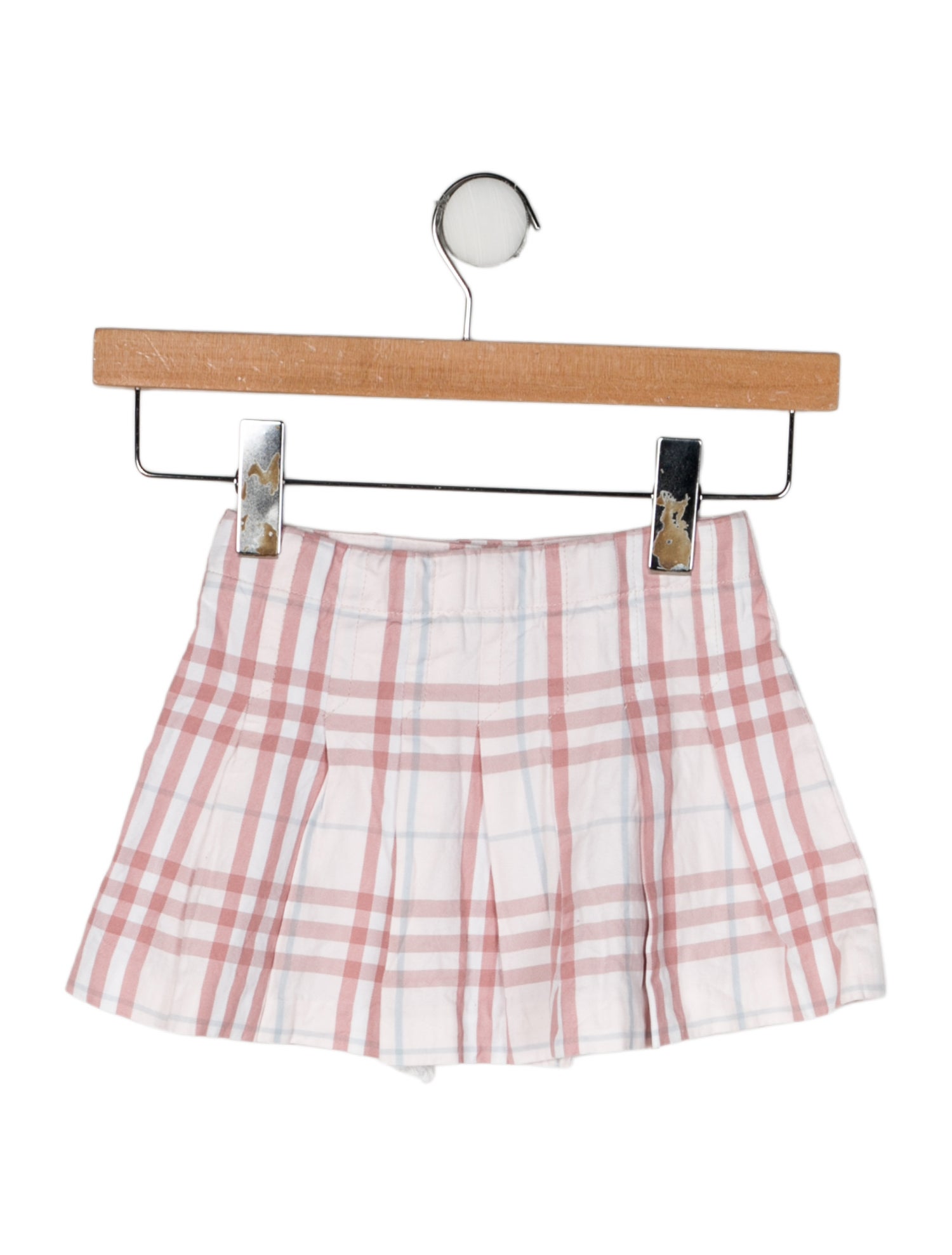 Burberry Check Print Mini Skirt