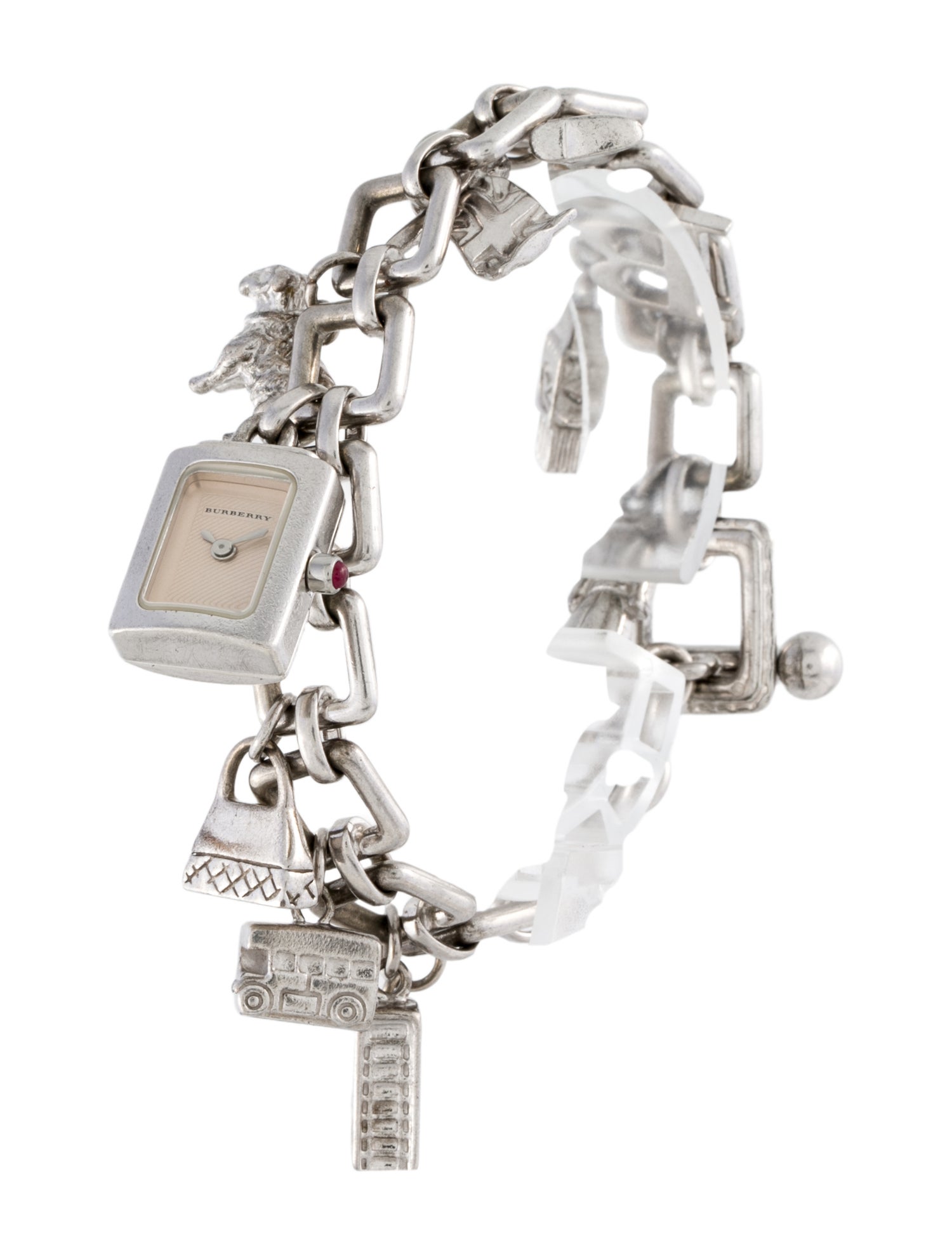 Burberry Signature Charm Bracelet Watch - BU5200 | The RealReal