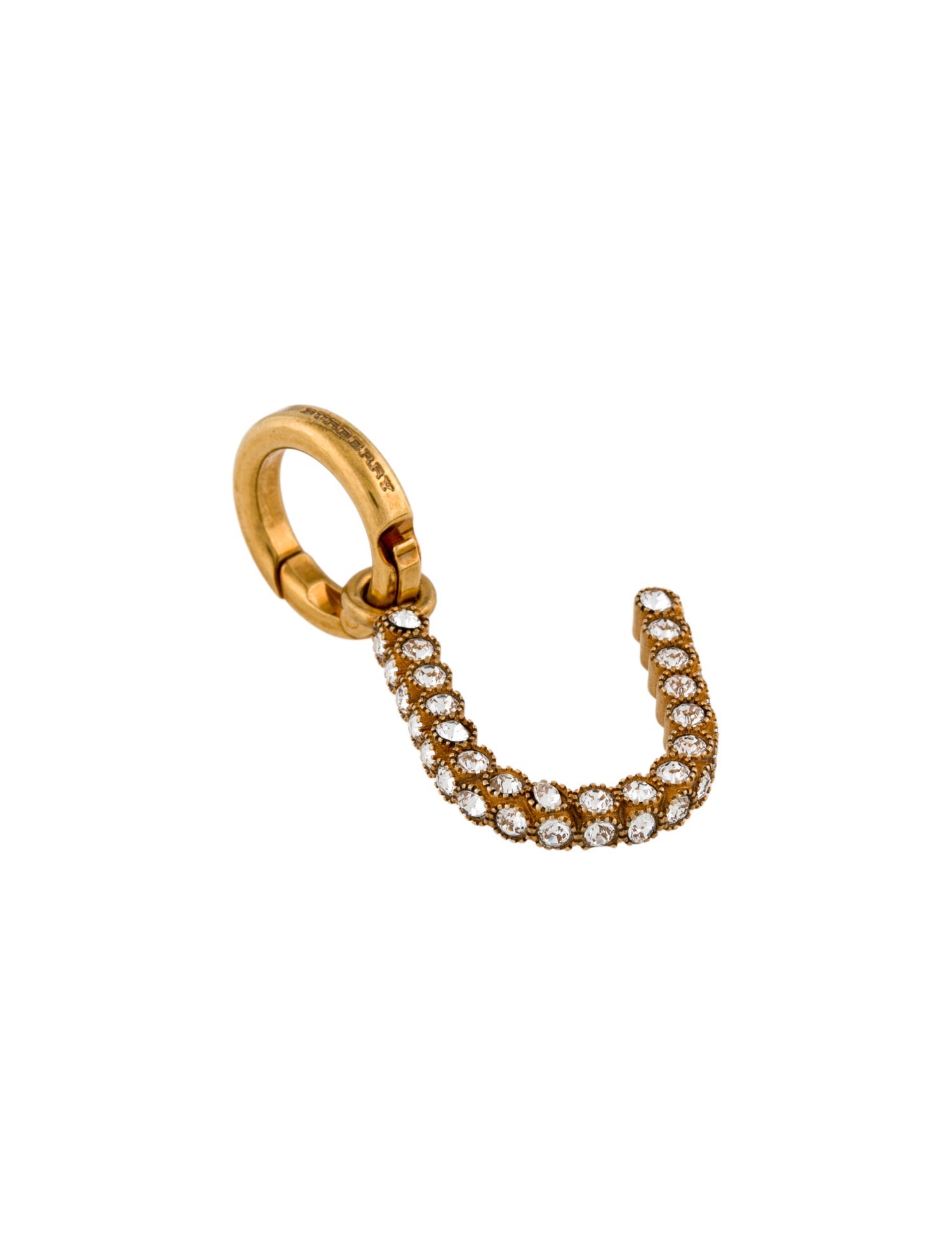Burberry Crysta; "U" Alphabet Charm