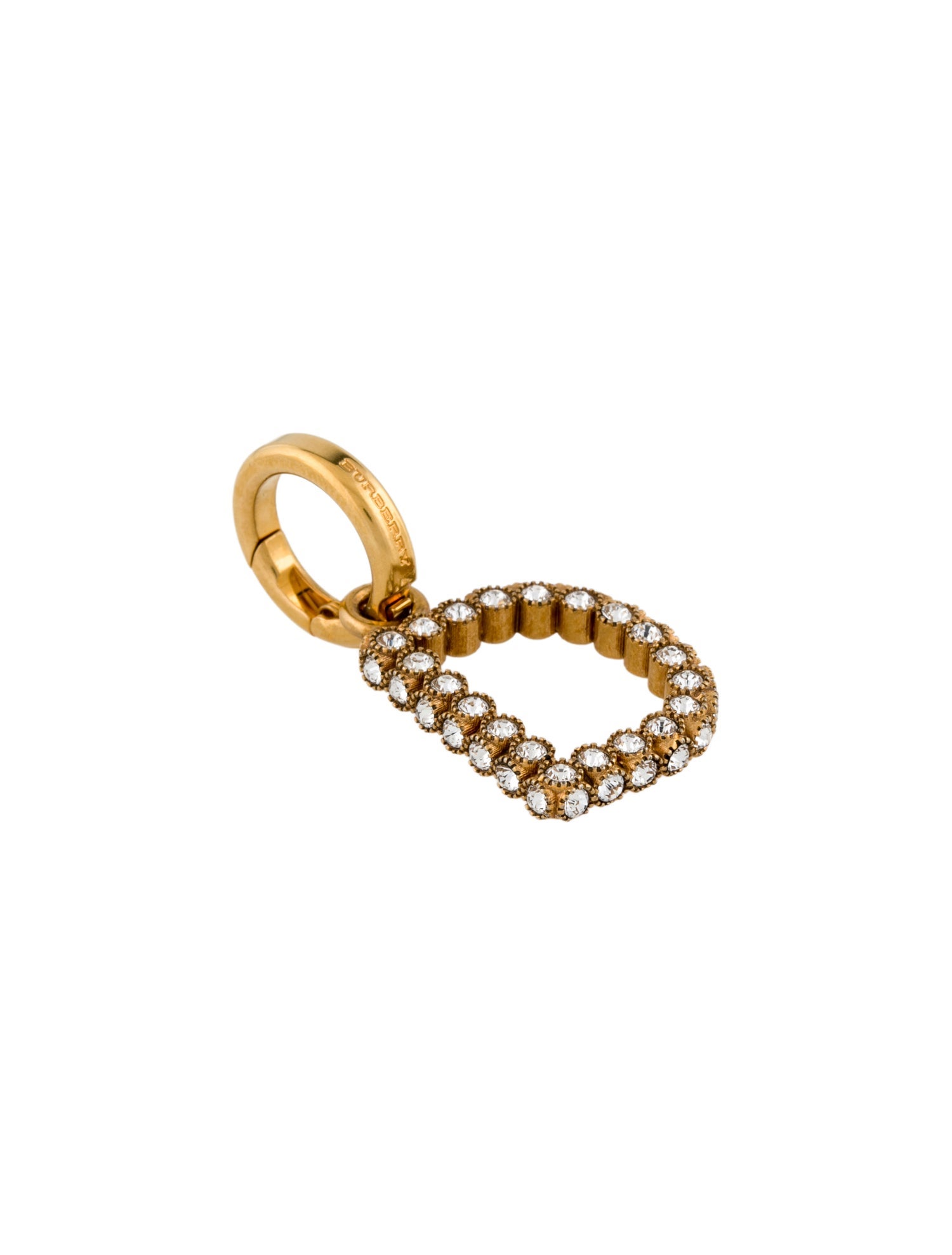 Burberry Crystal "D" Alphabet Charm