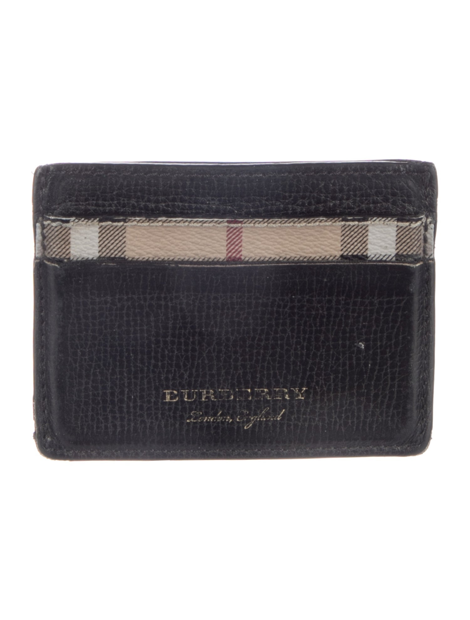 Burberry Leather Printed Card Holder