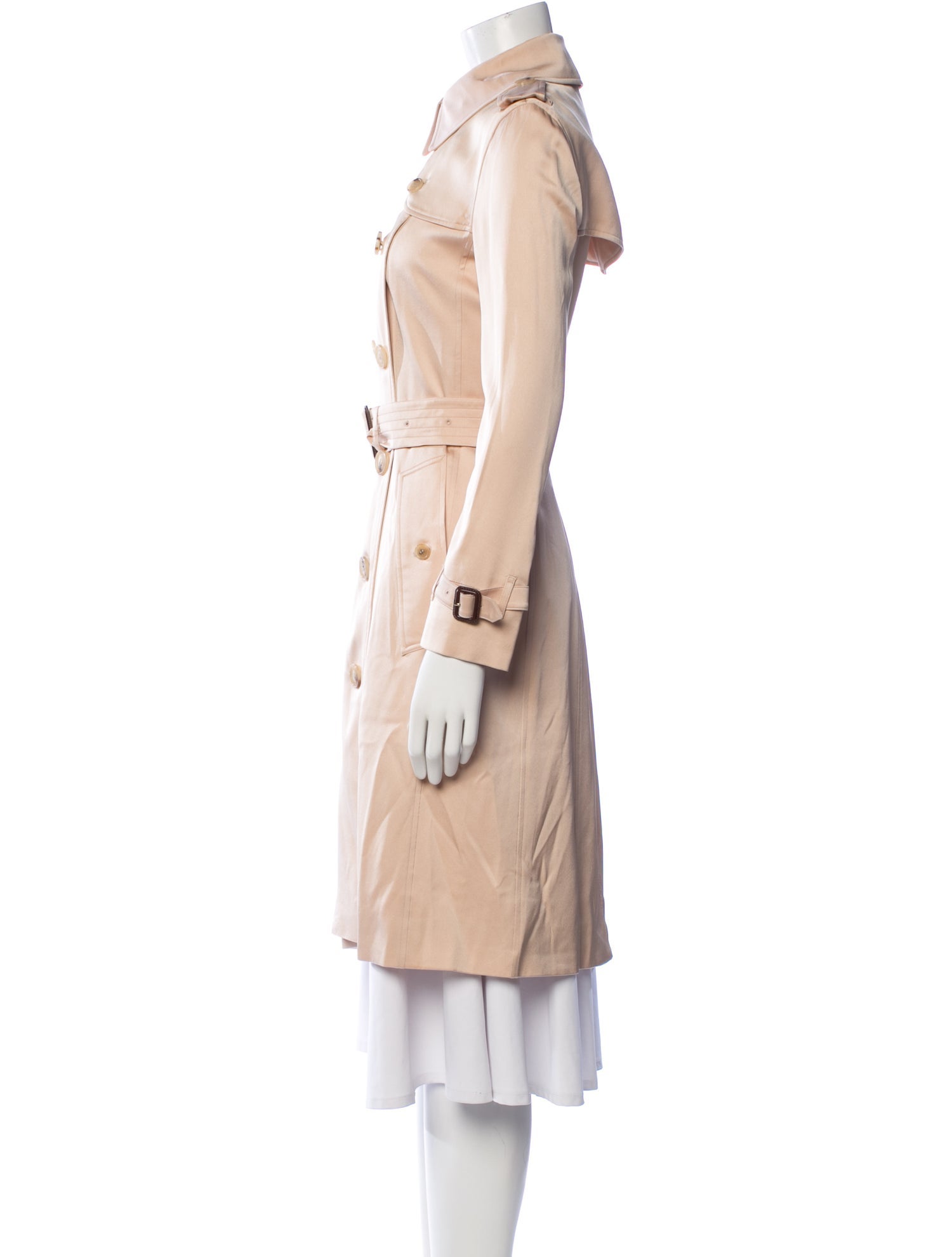 Burberry Silk Trench Coat