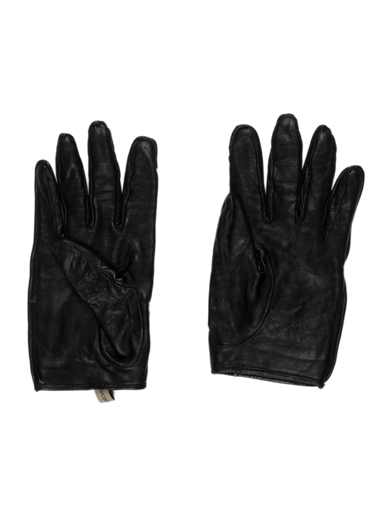 Burberry Leather Studded Gloves