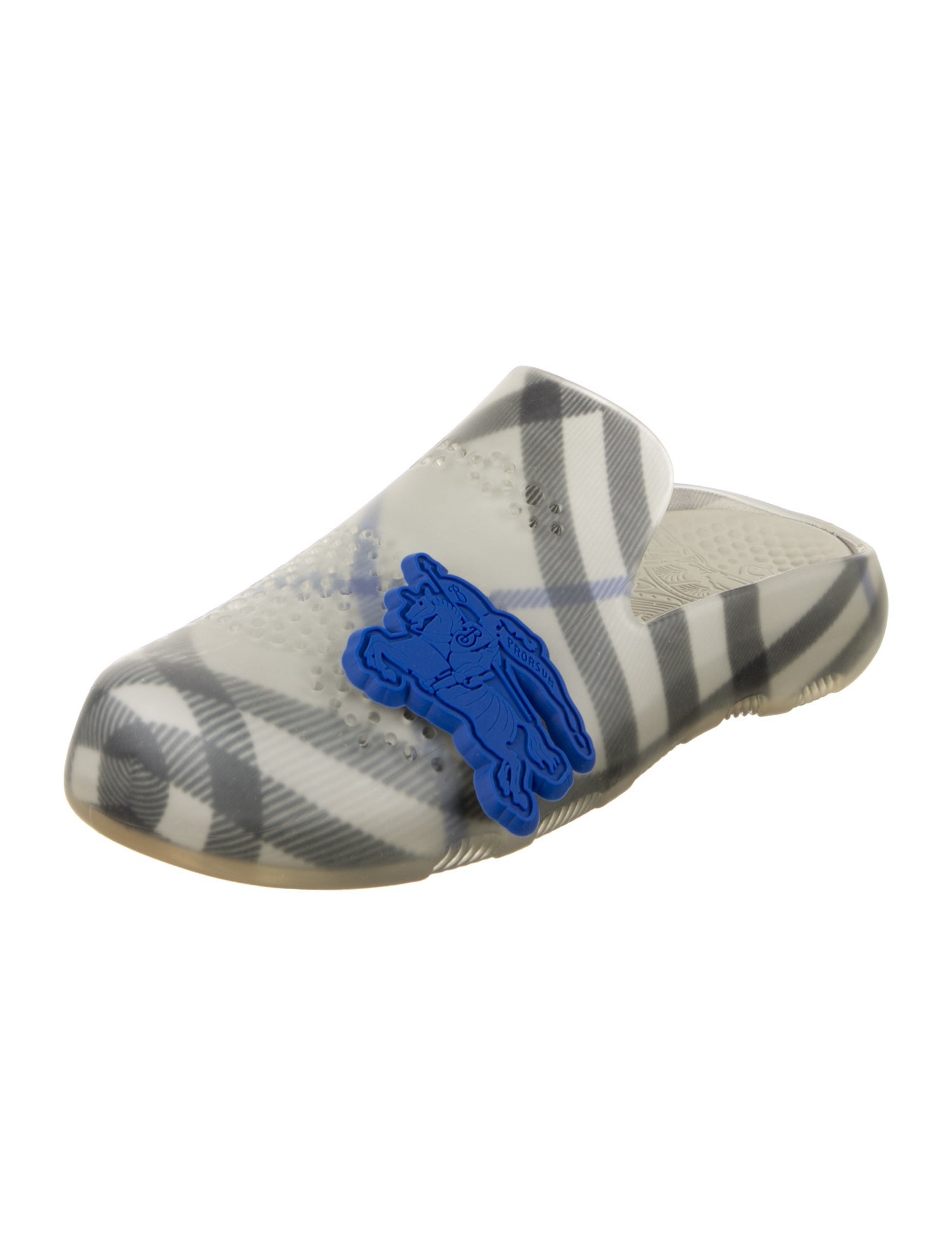 Burberry Rubber Printed Slippers w/ Tags
