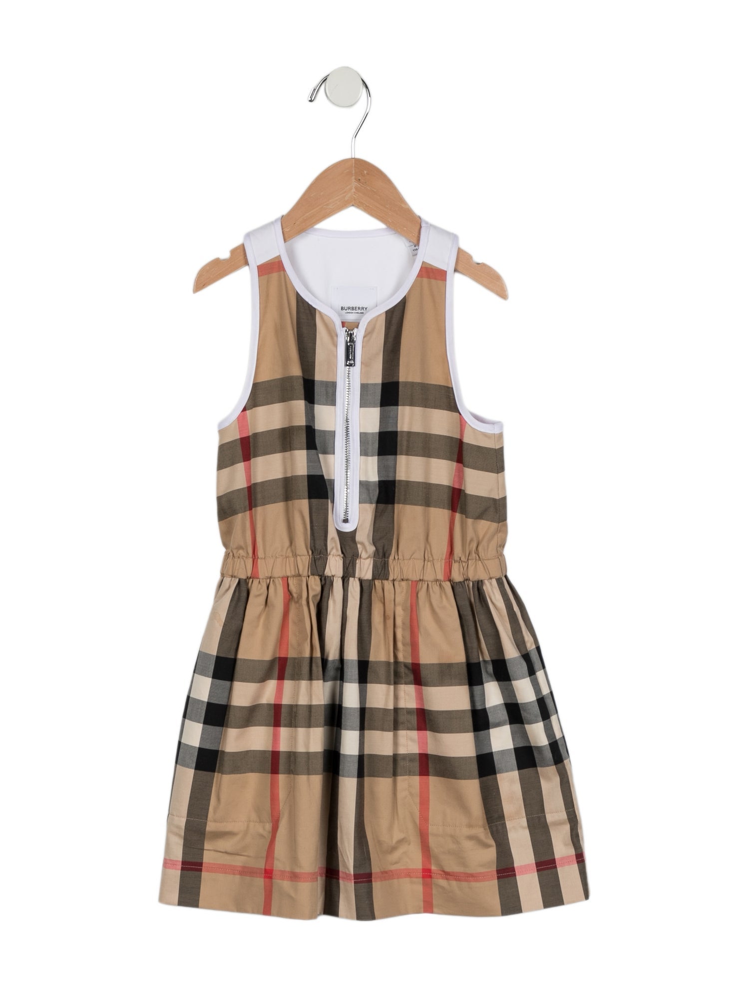 Burberry Toddler Girls' House Check Pleated Dress