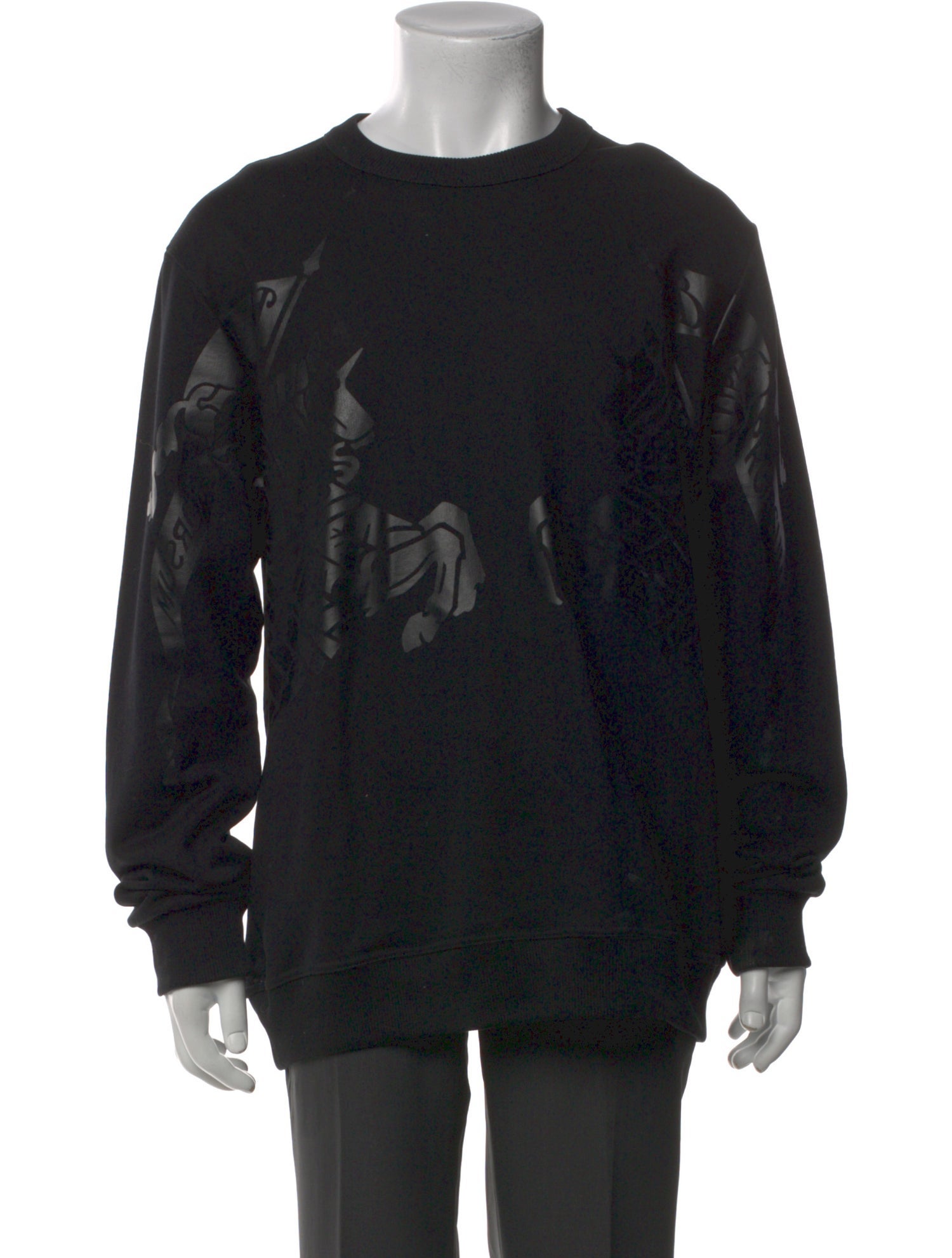 Burberry Graphic Print Crew Neck Sweatshirt