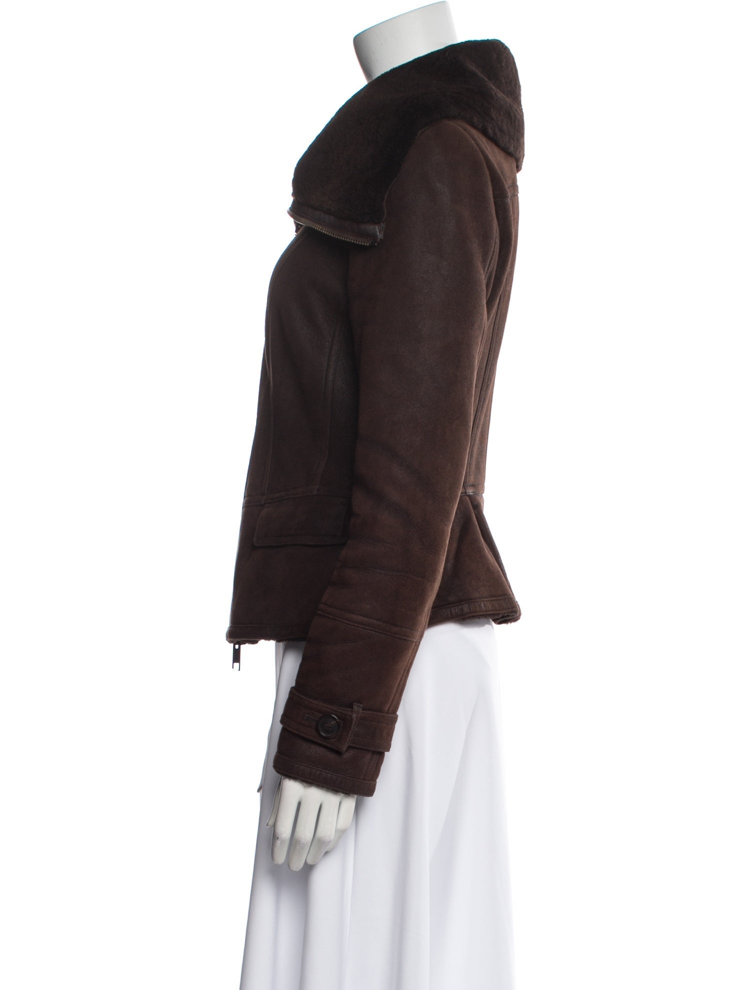 Burberry Shearling Fur Coat