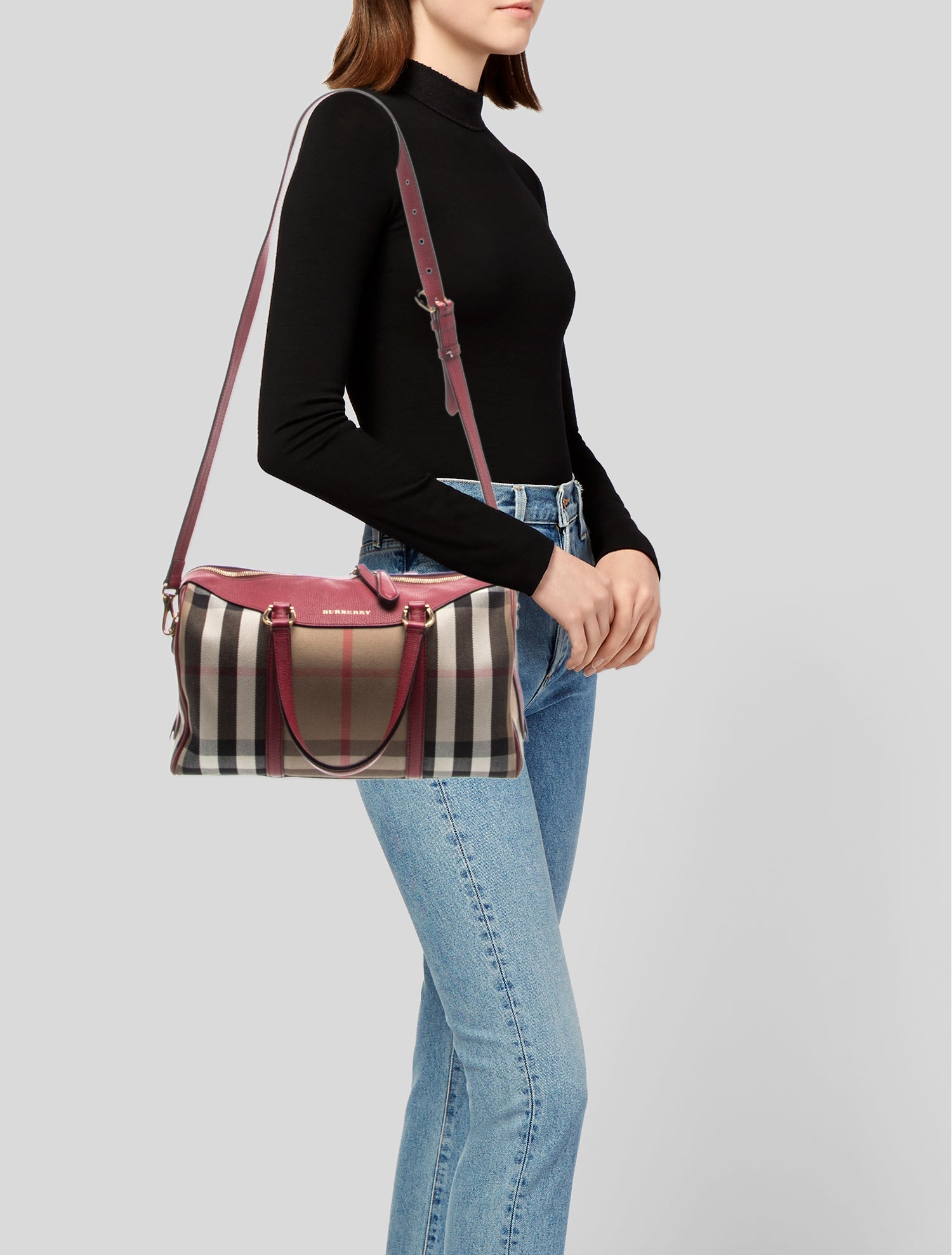Burberry House Check Top Handle Bag