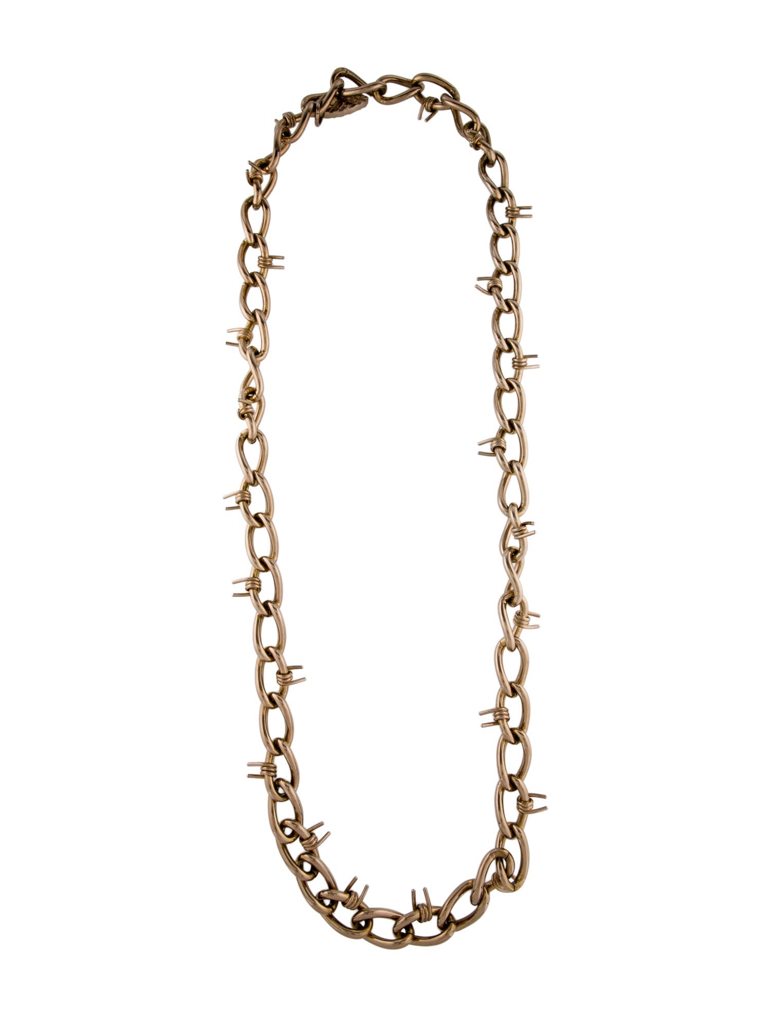 Burberry Barbed Wire Chain Necklace