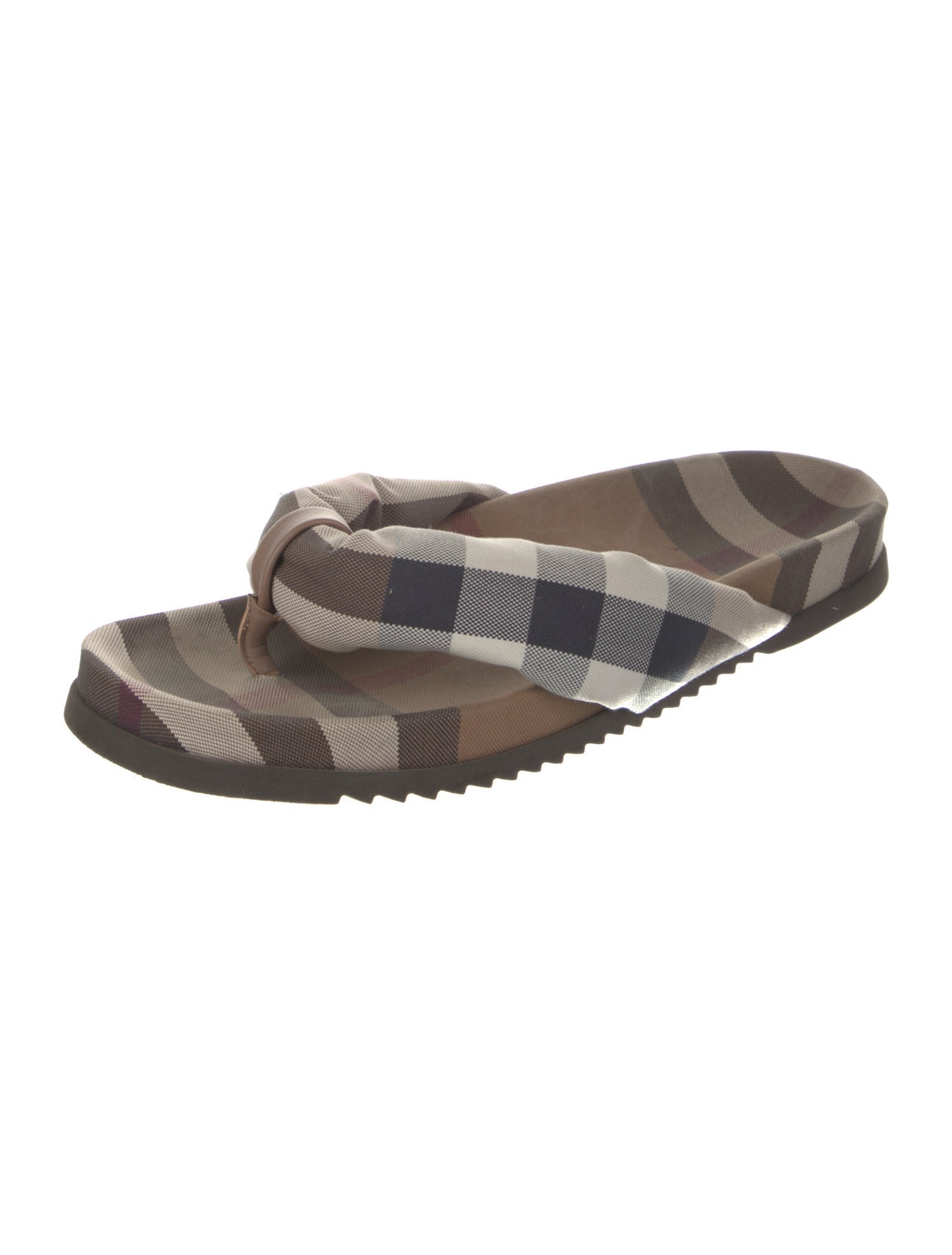 Burberry House Check Pattern Slides