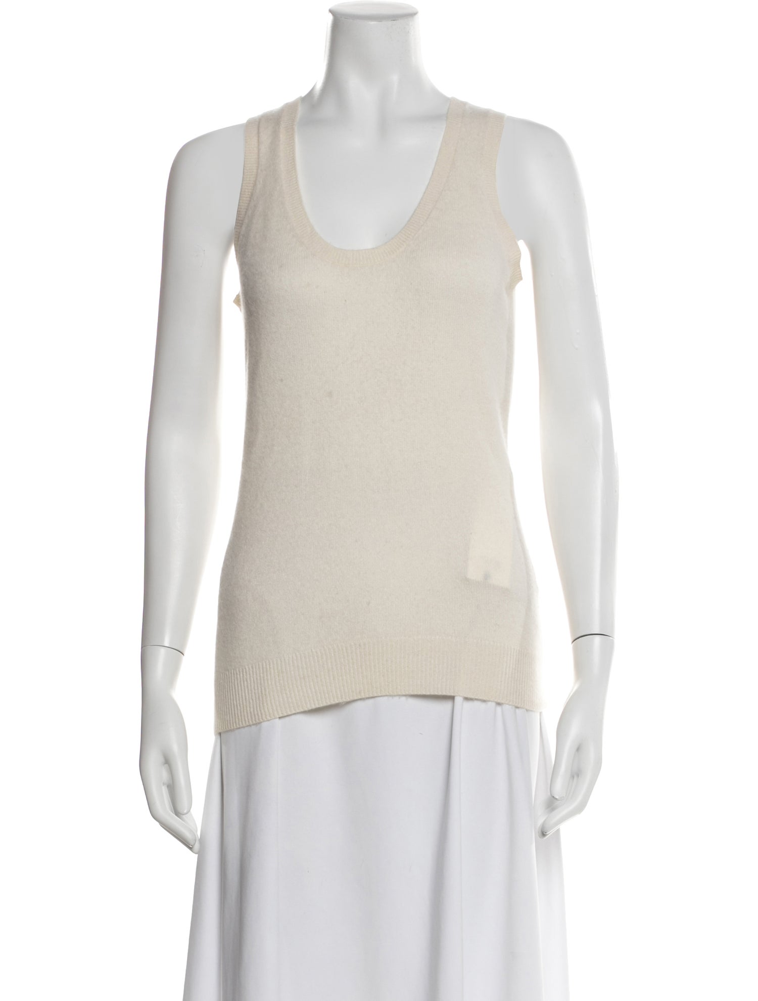 Burberry Cashmere Scoop Neck Top