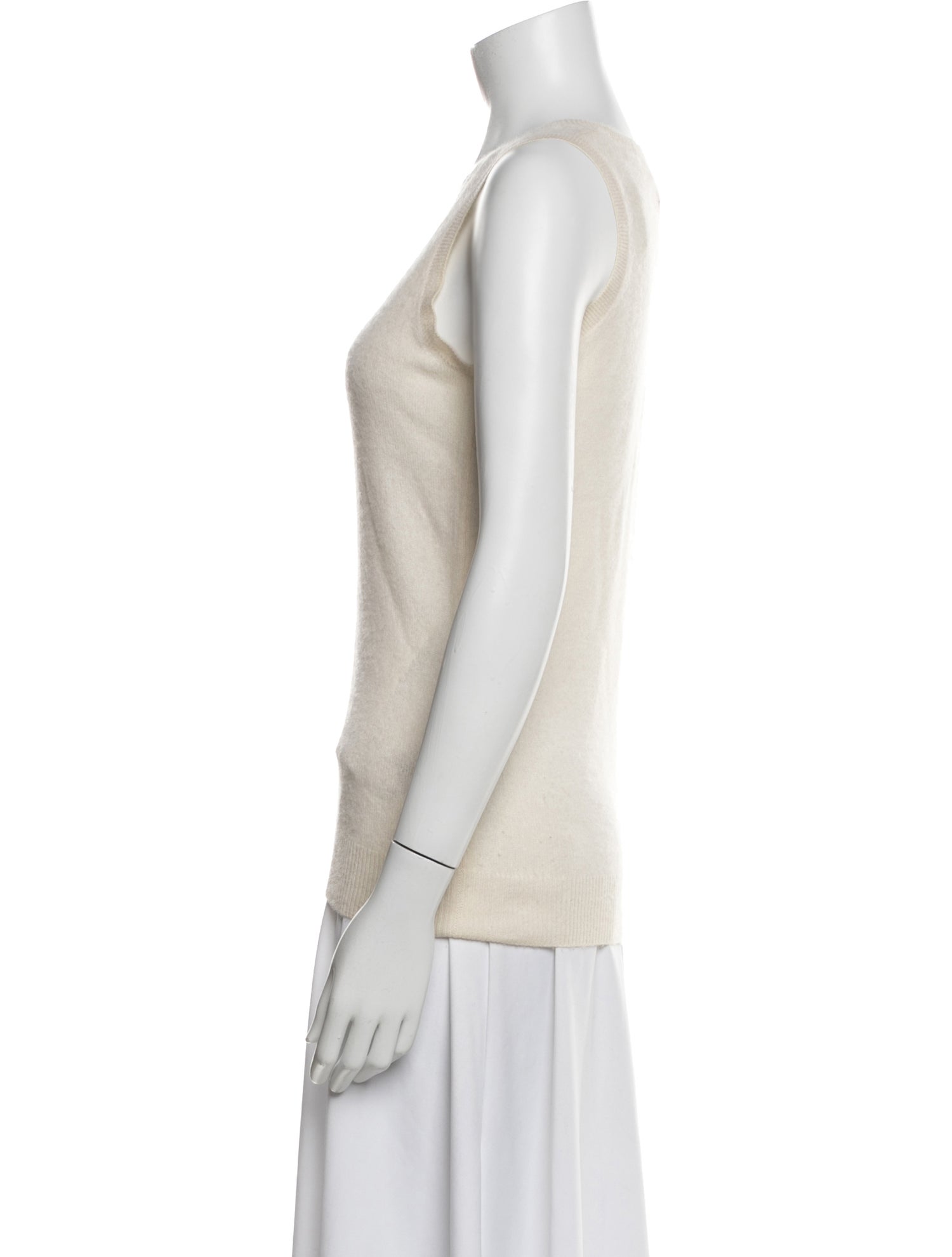 Burberry Cashmere Scoop Neck Top