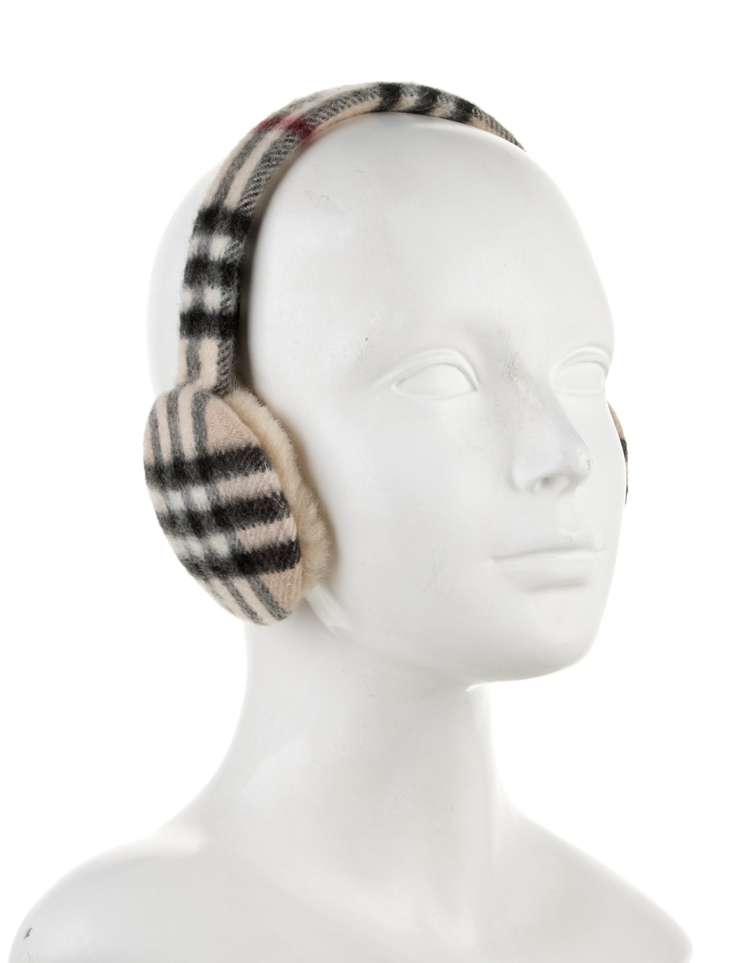 Burberry Patterned logo earmuffs