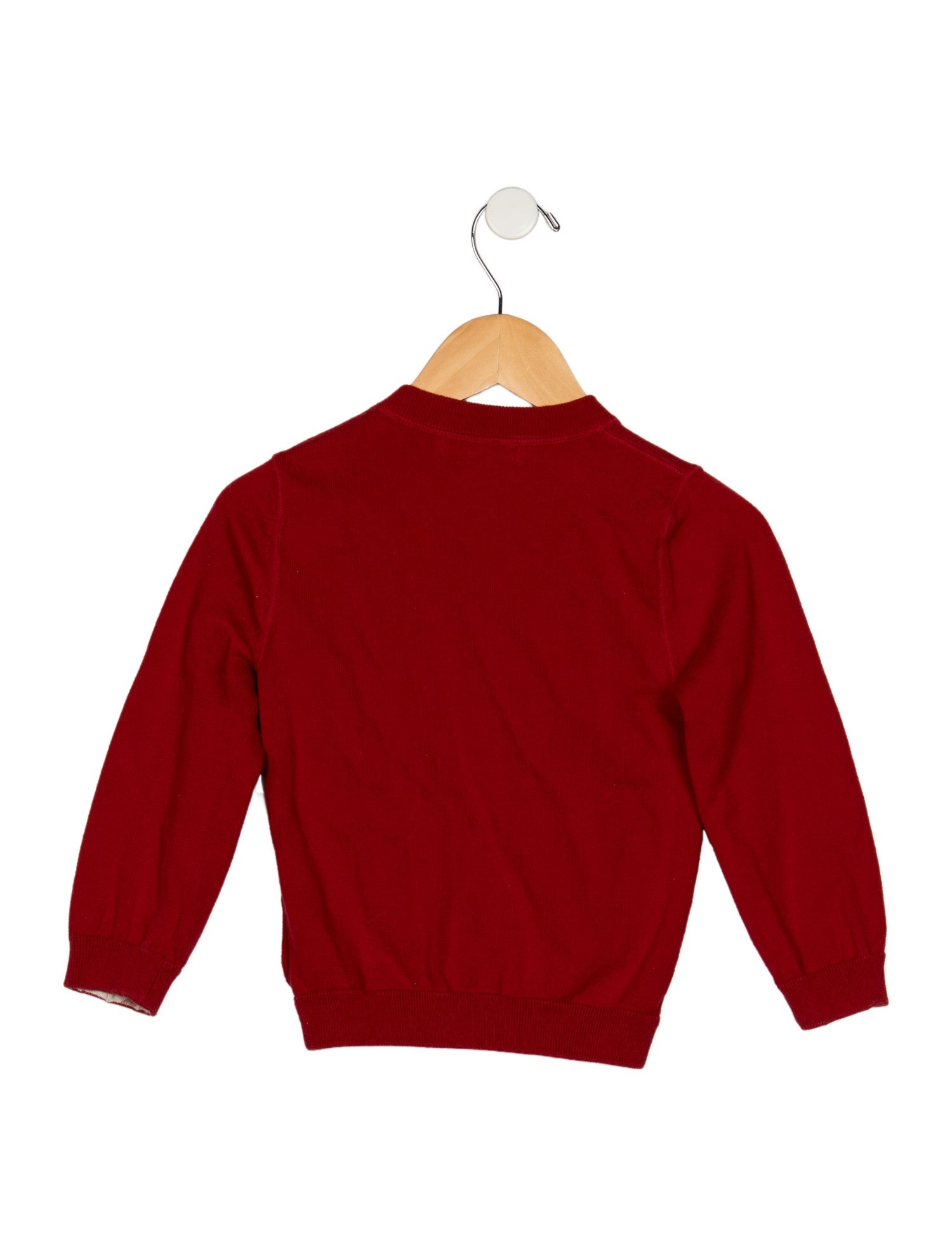 Burberry Cotton red casual jacket with zip closure