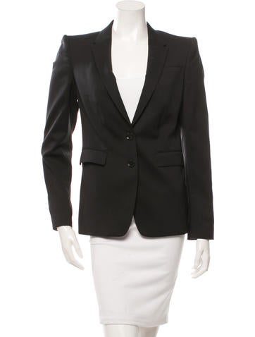 Burberry Wool Notch-Lapel Blazer