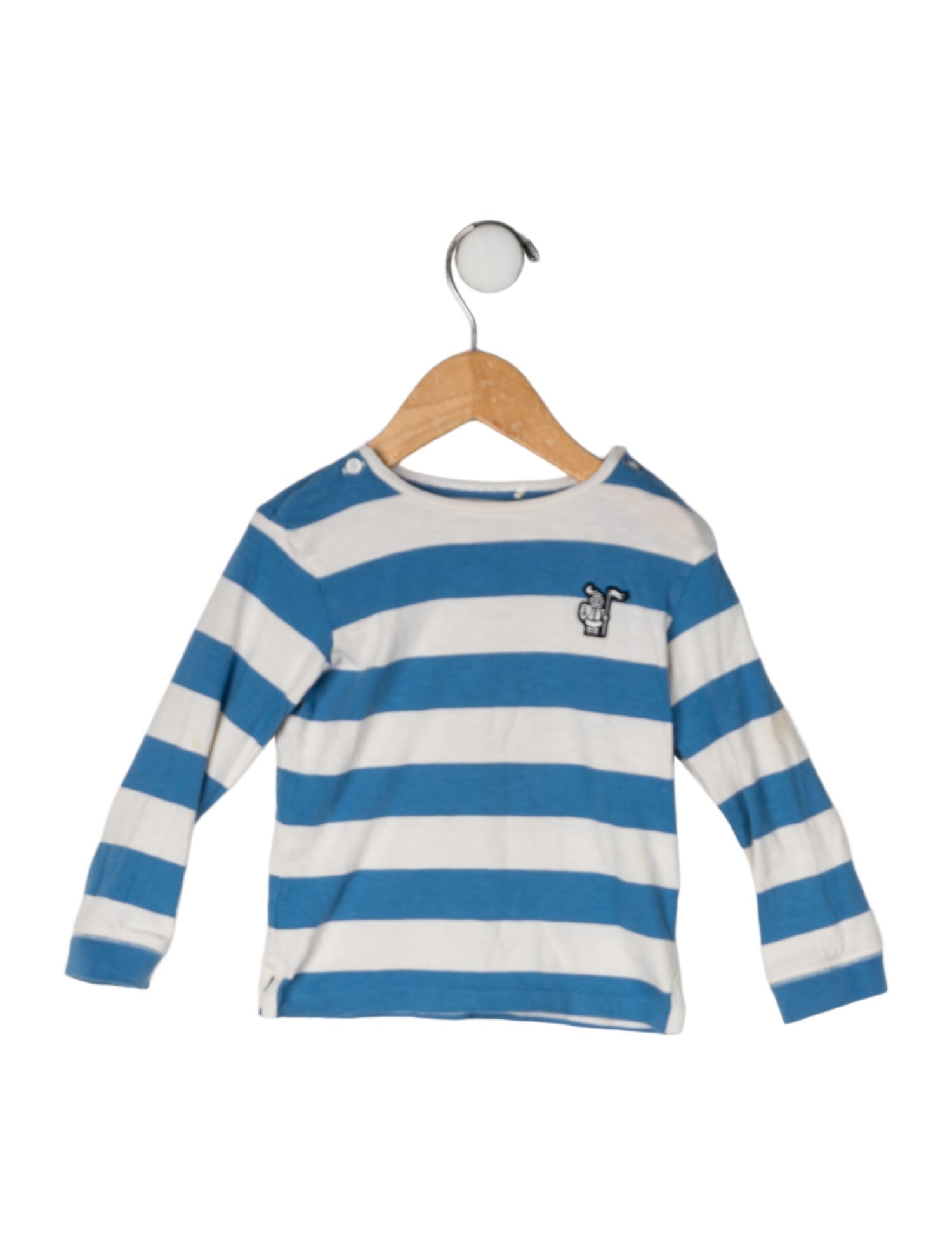 Burberry Cotton Striped Long Sleeve Shirt