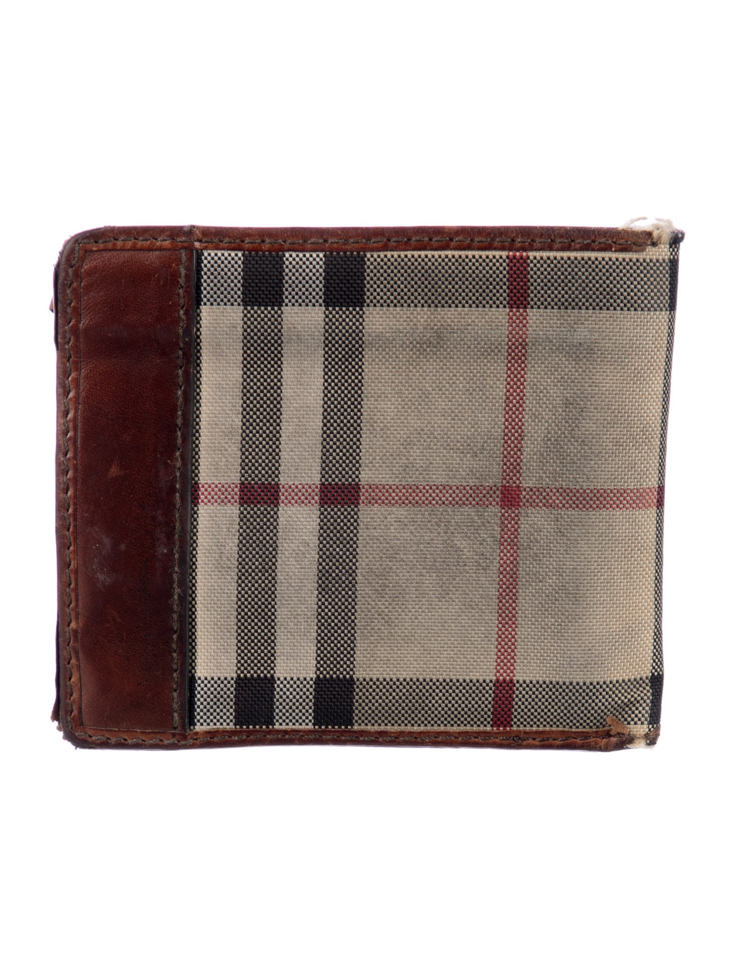 Burberry Canvas Printed Bifold Wallet