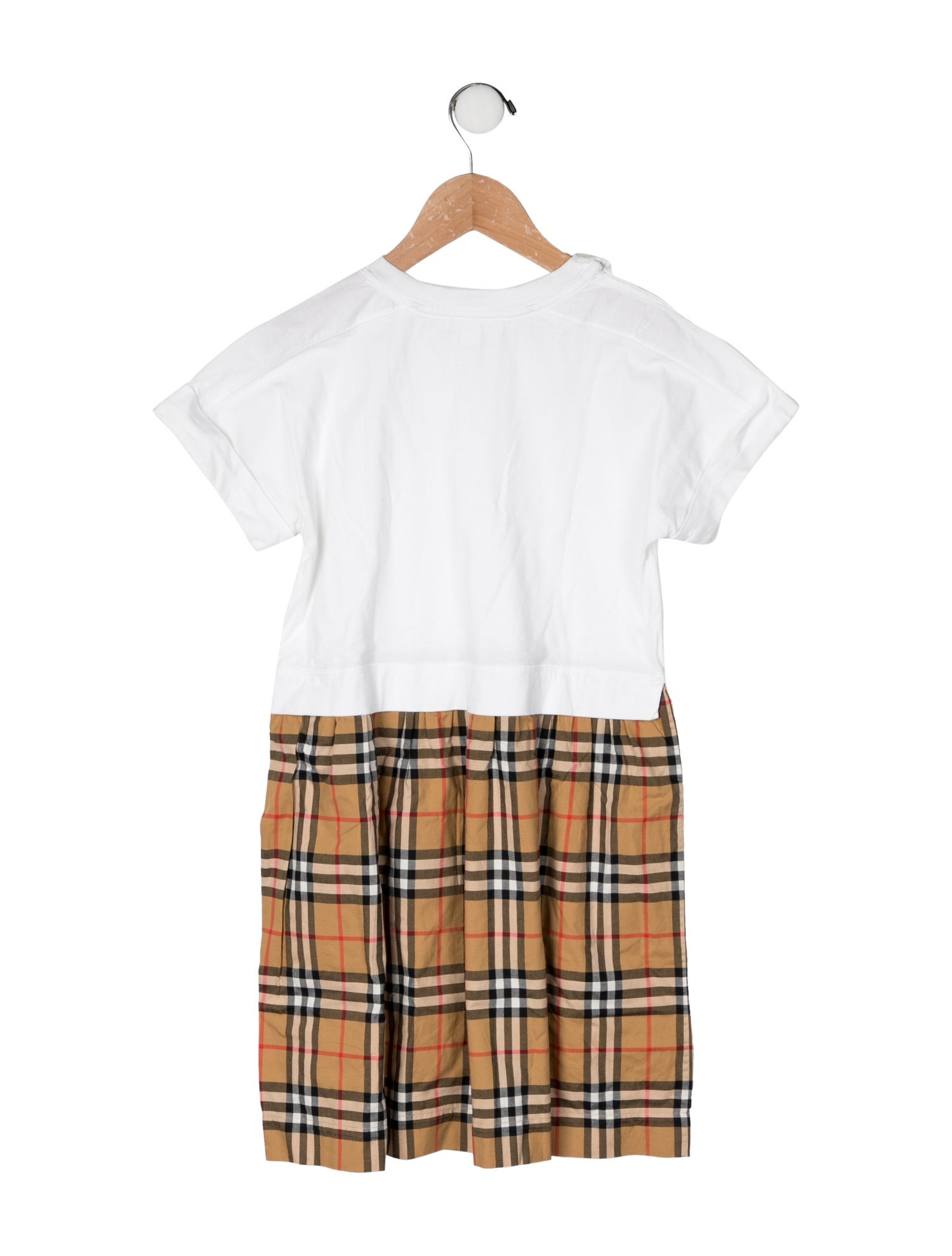 Burberry Cotton Nova Check Print Dress