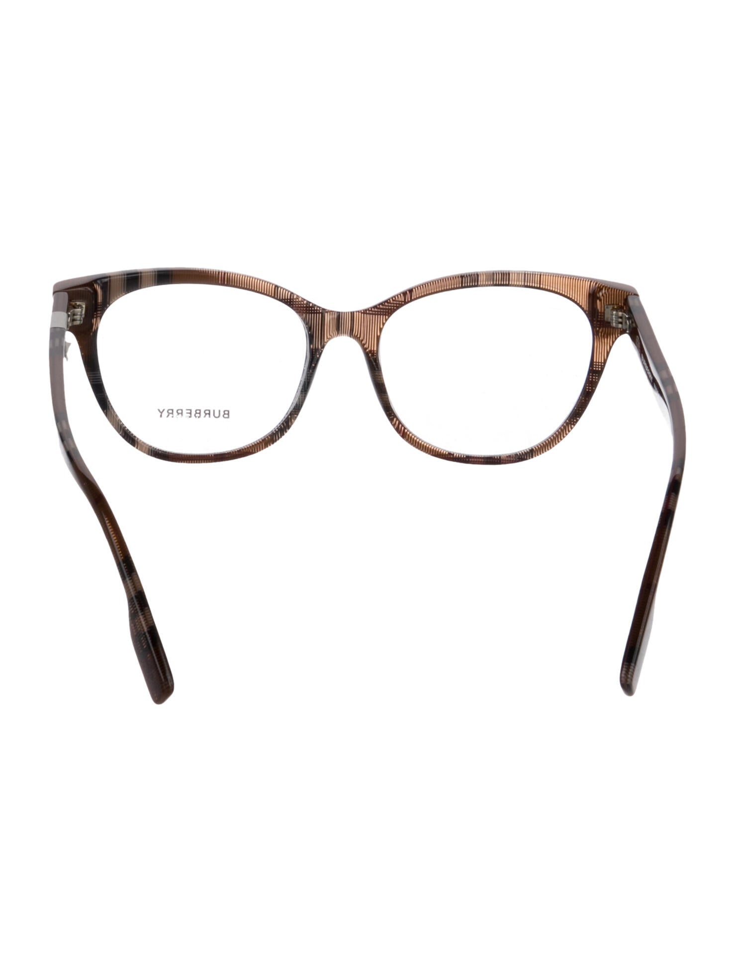 Burberry House Check Pattern Cat-Eye Eyeglasses