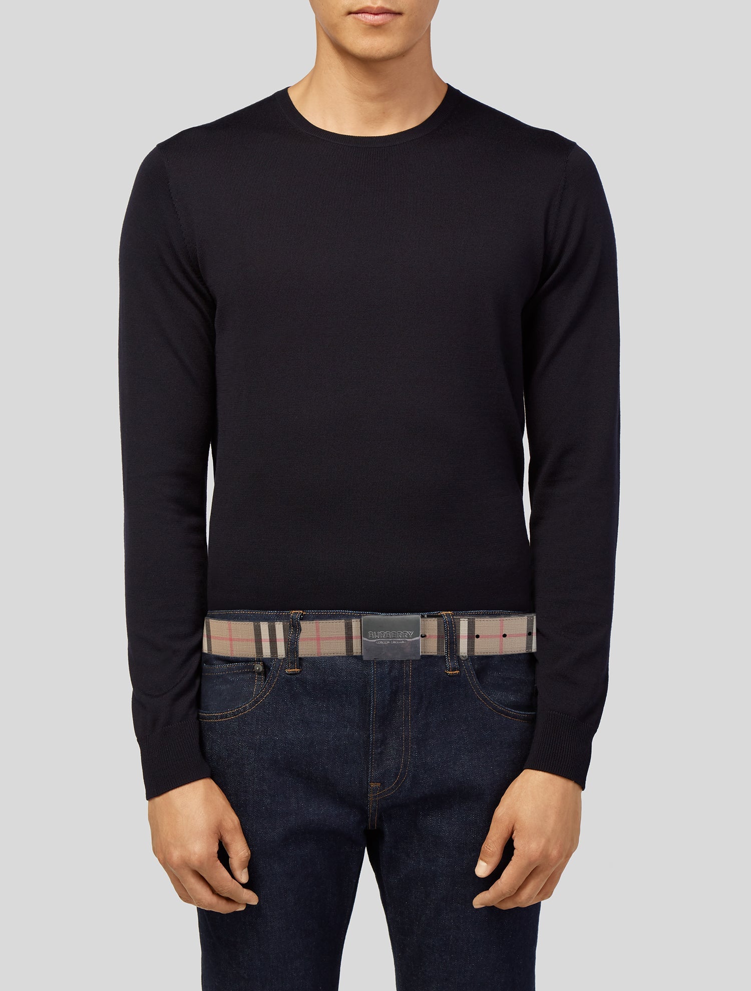 Burberry Nova Check Pattern Waist Belt