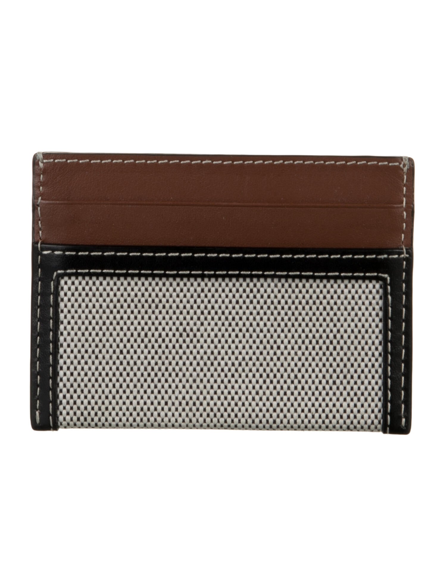 Burberry Leather Graphic Print Card Holder