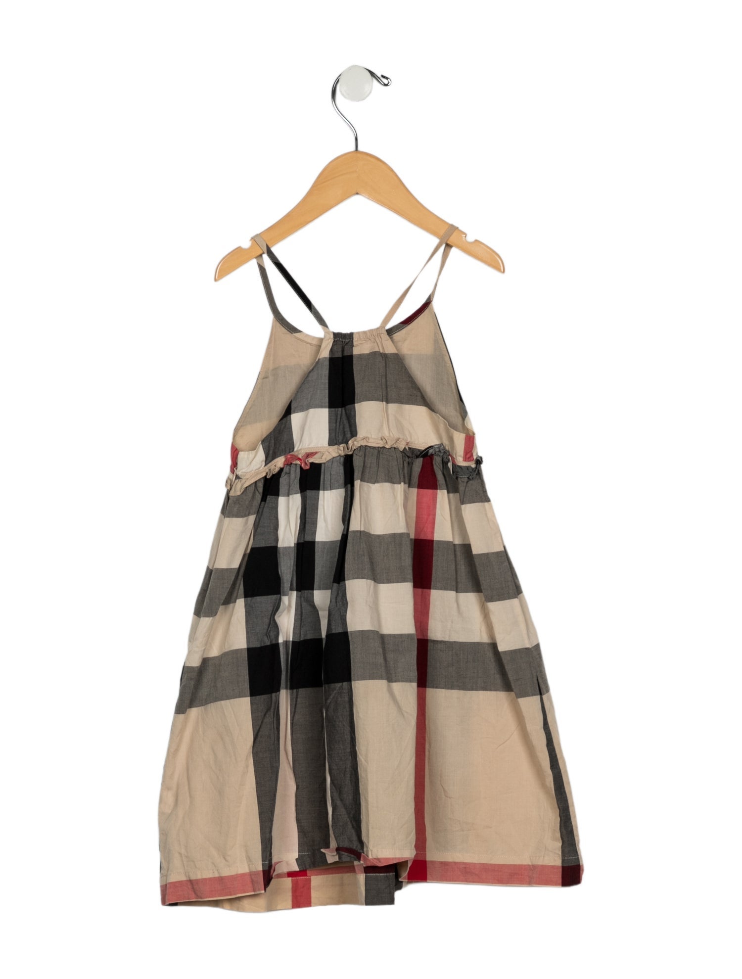 Burberry Cotton neutral patterned casual sleeveless dress