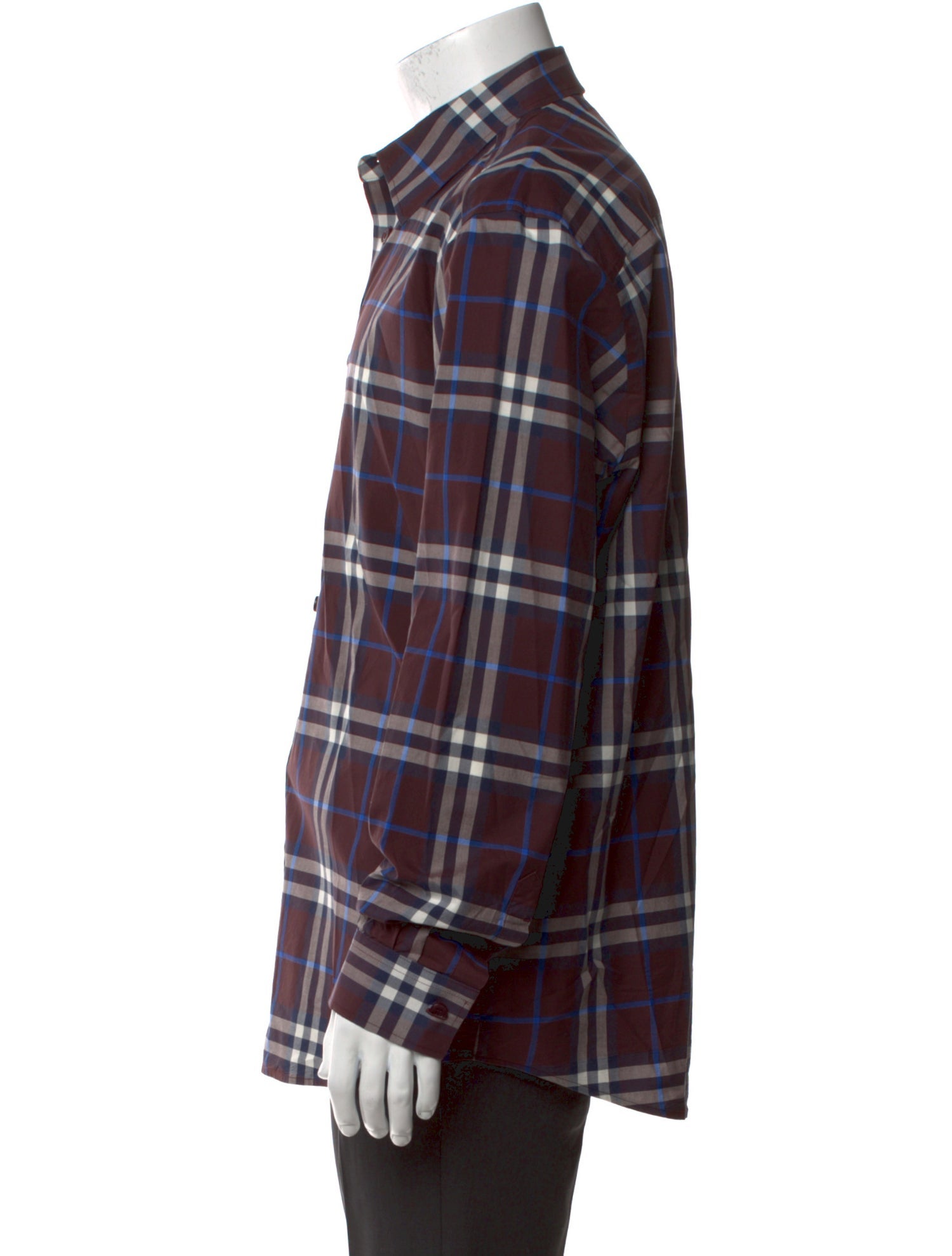 Burberry House Check Pattern Long Sleeve Shirt