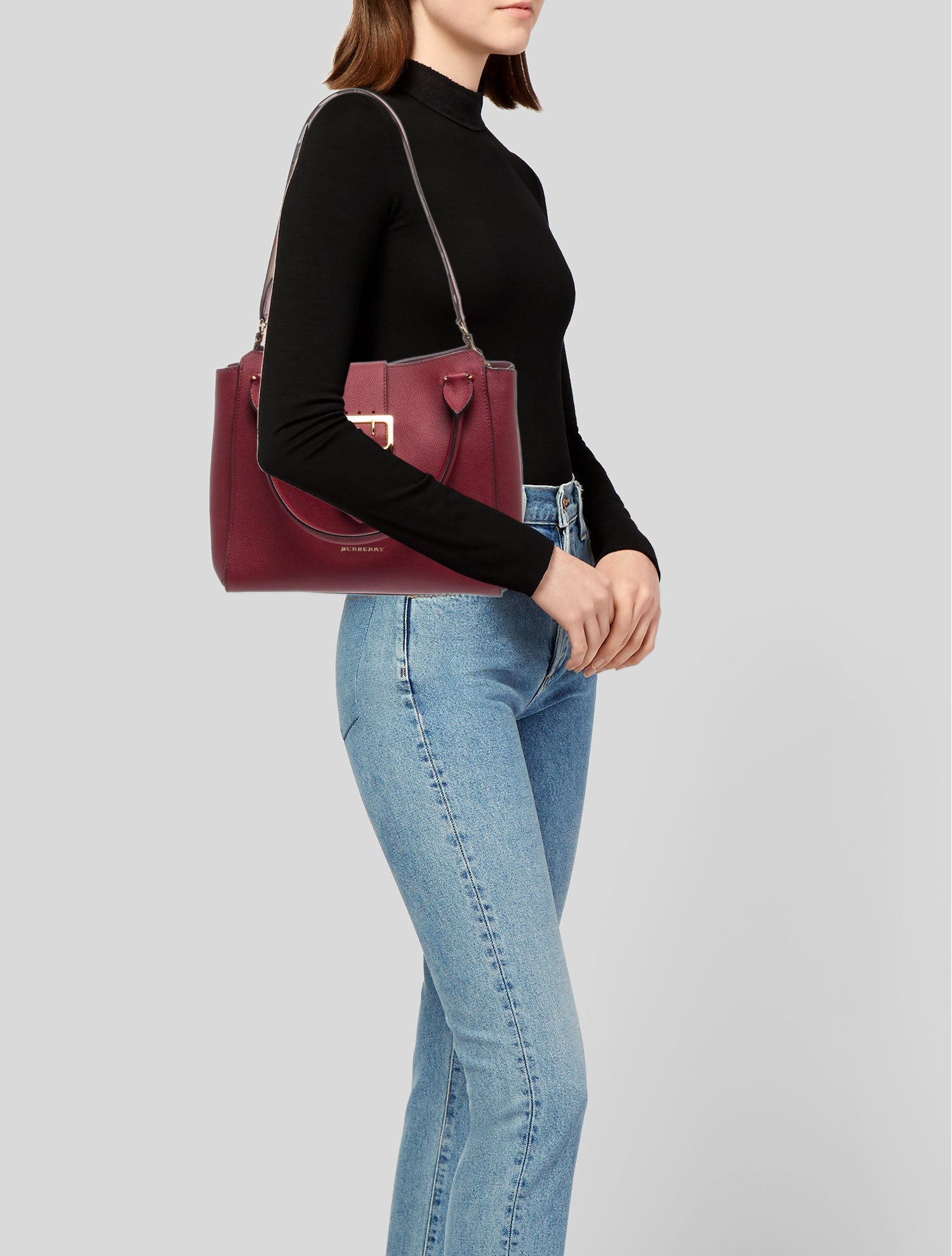 Burberry Leather Anne Crossbody Phone Case - Black Crossbody Bags