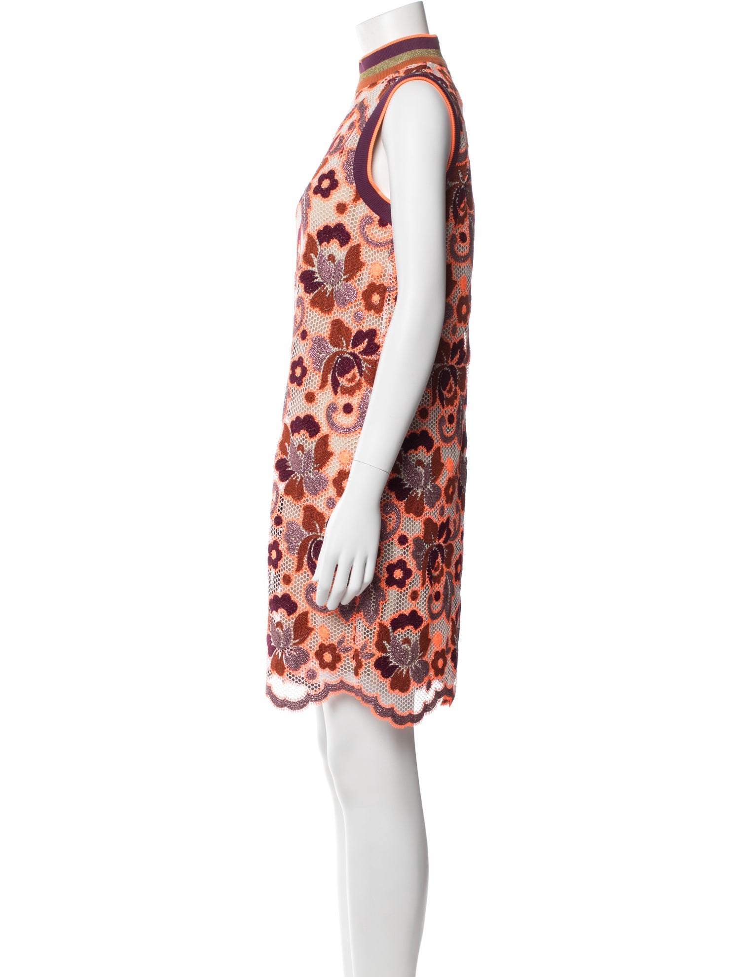 Burberry Floral Print Mini Dress w/ Tags