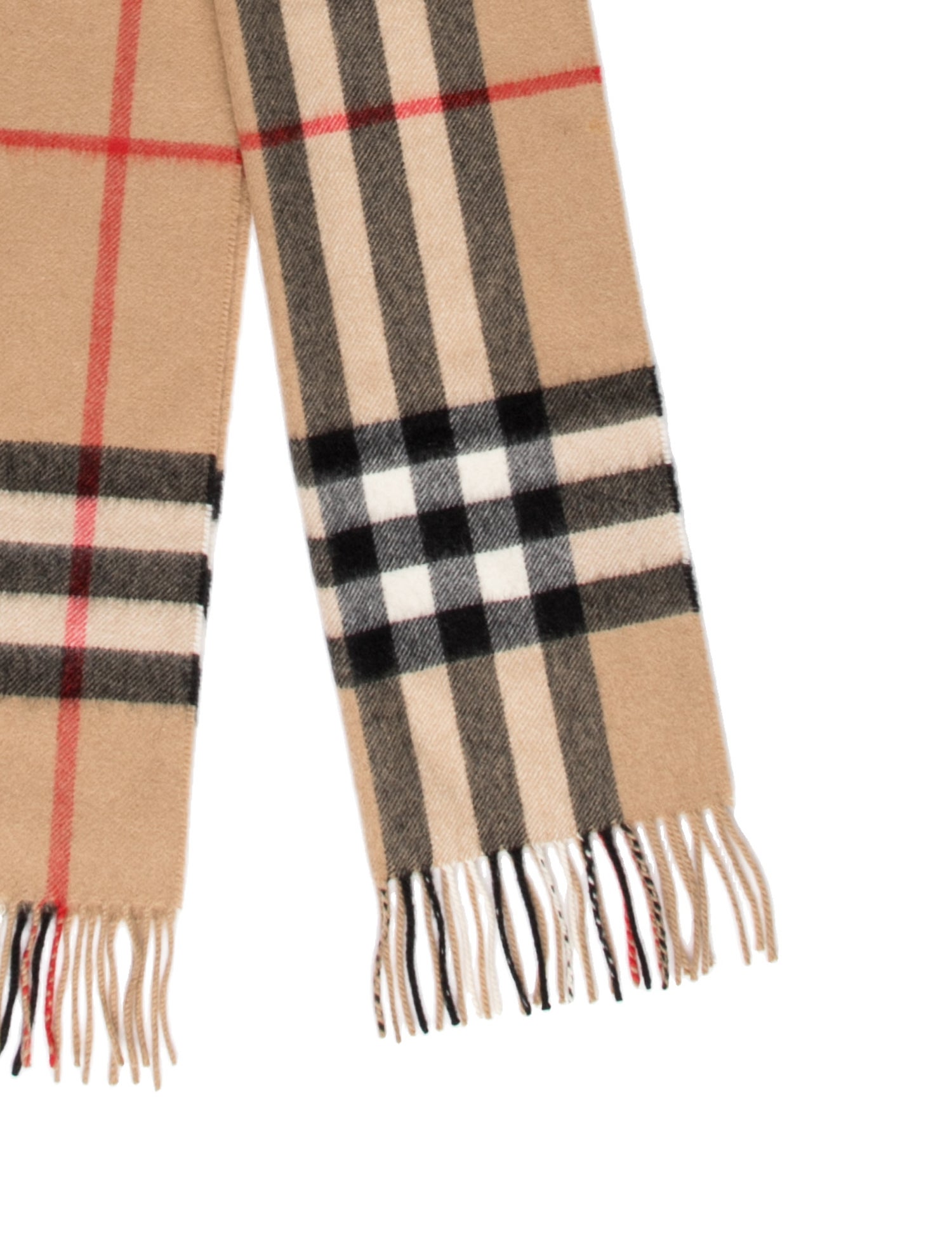 Burberry Cashmere House Check Pattern Scarf