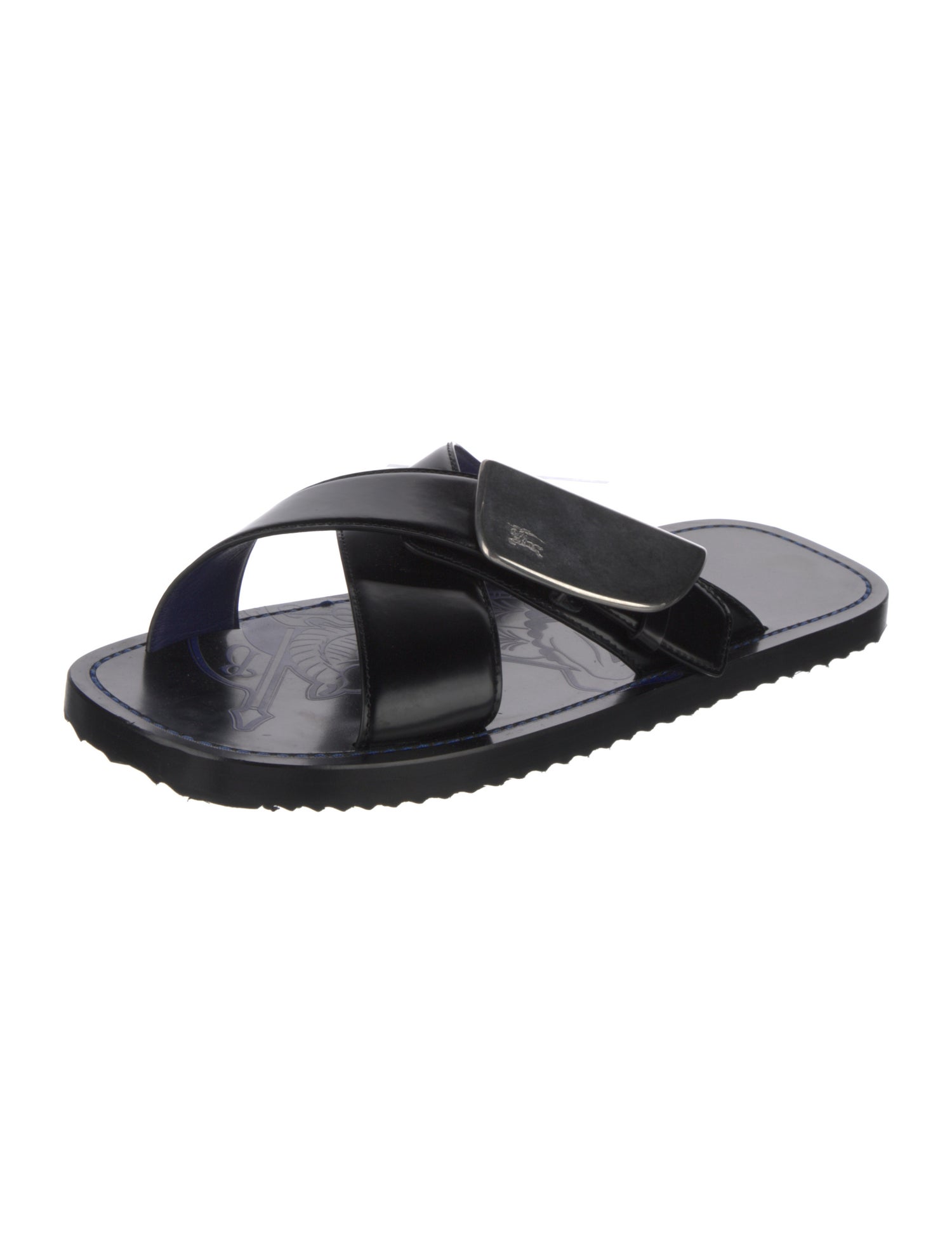 Burberry Prorsum Patent Leather Slides