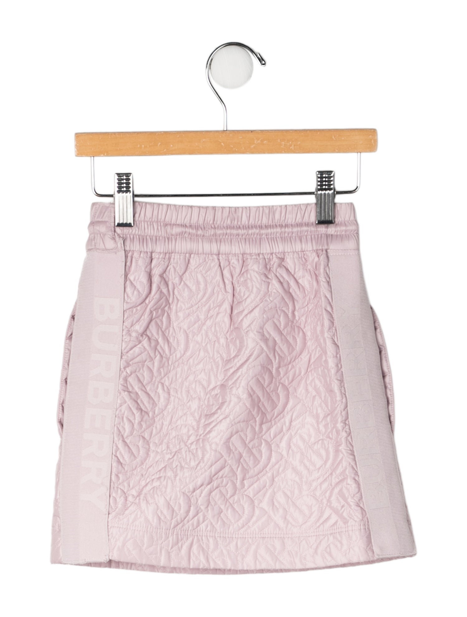 Burberry Embroidered Logo Skirt