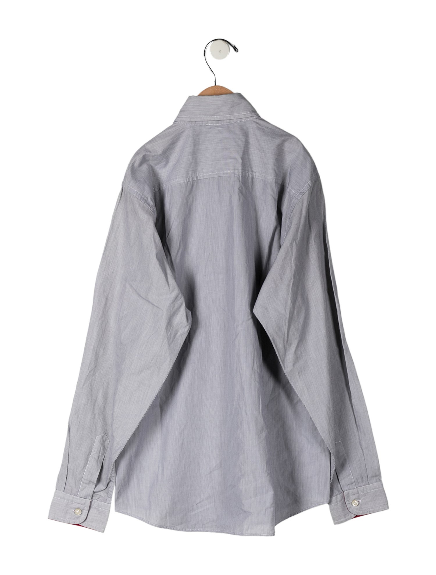Burberry Boys' Striped Print Long Sleeve Shirt