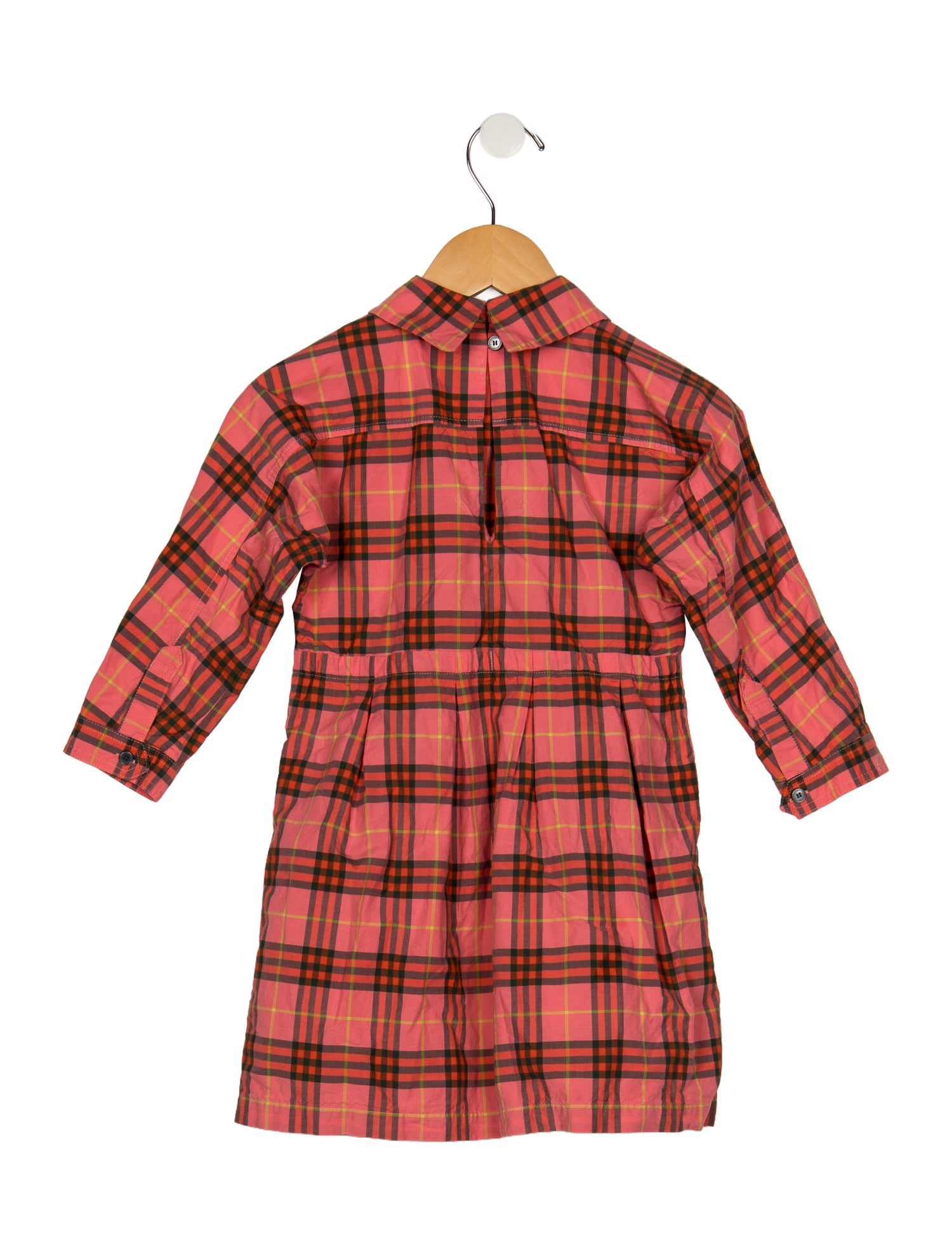 Burberry Toddler Girls' Long-Sleeve Plaid Dress