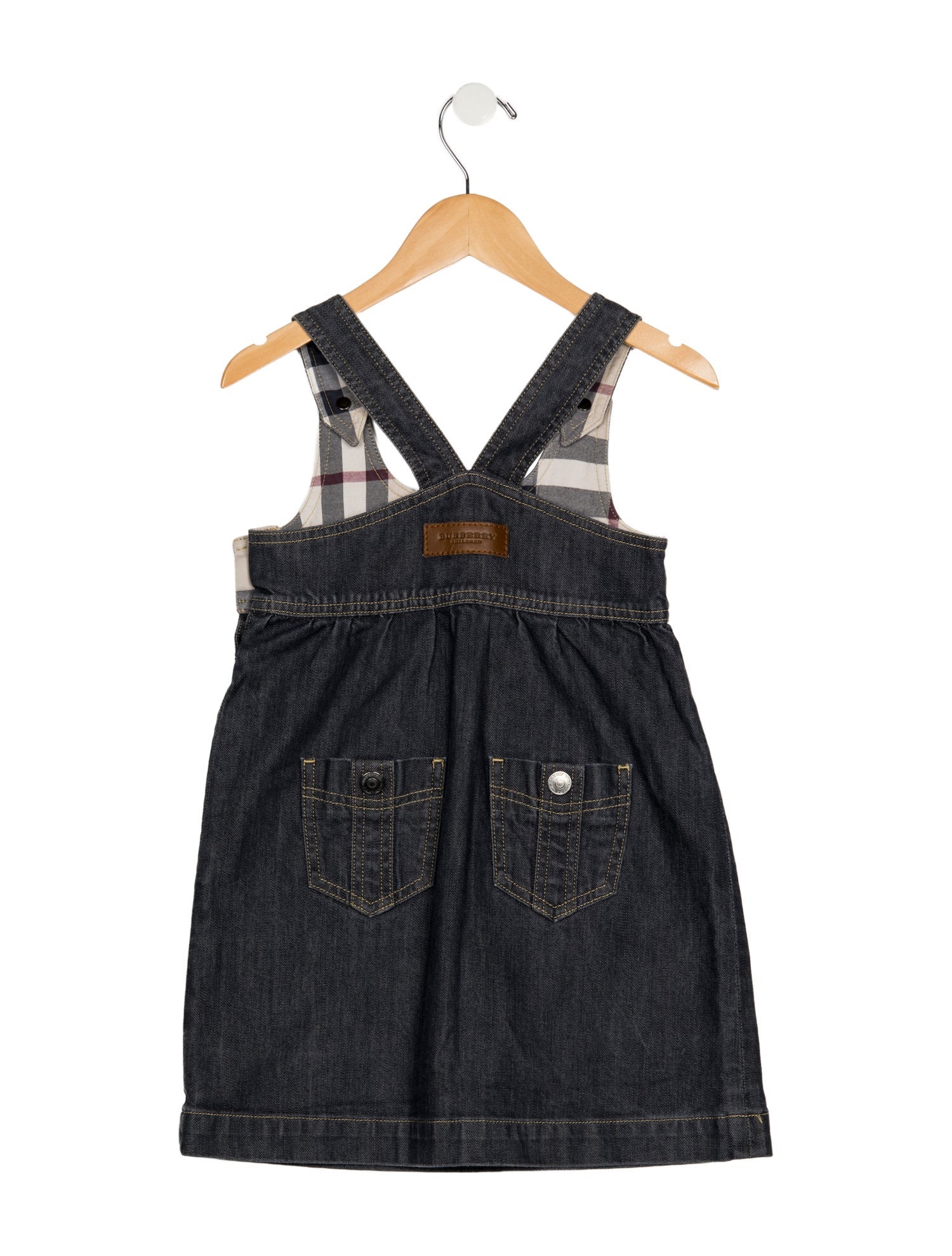 Burberry Toddler girls' sleeveless denim dress