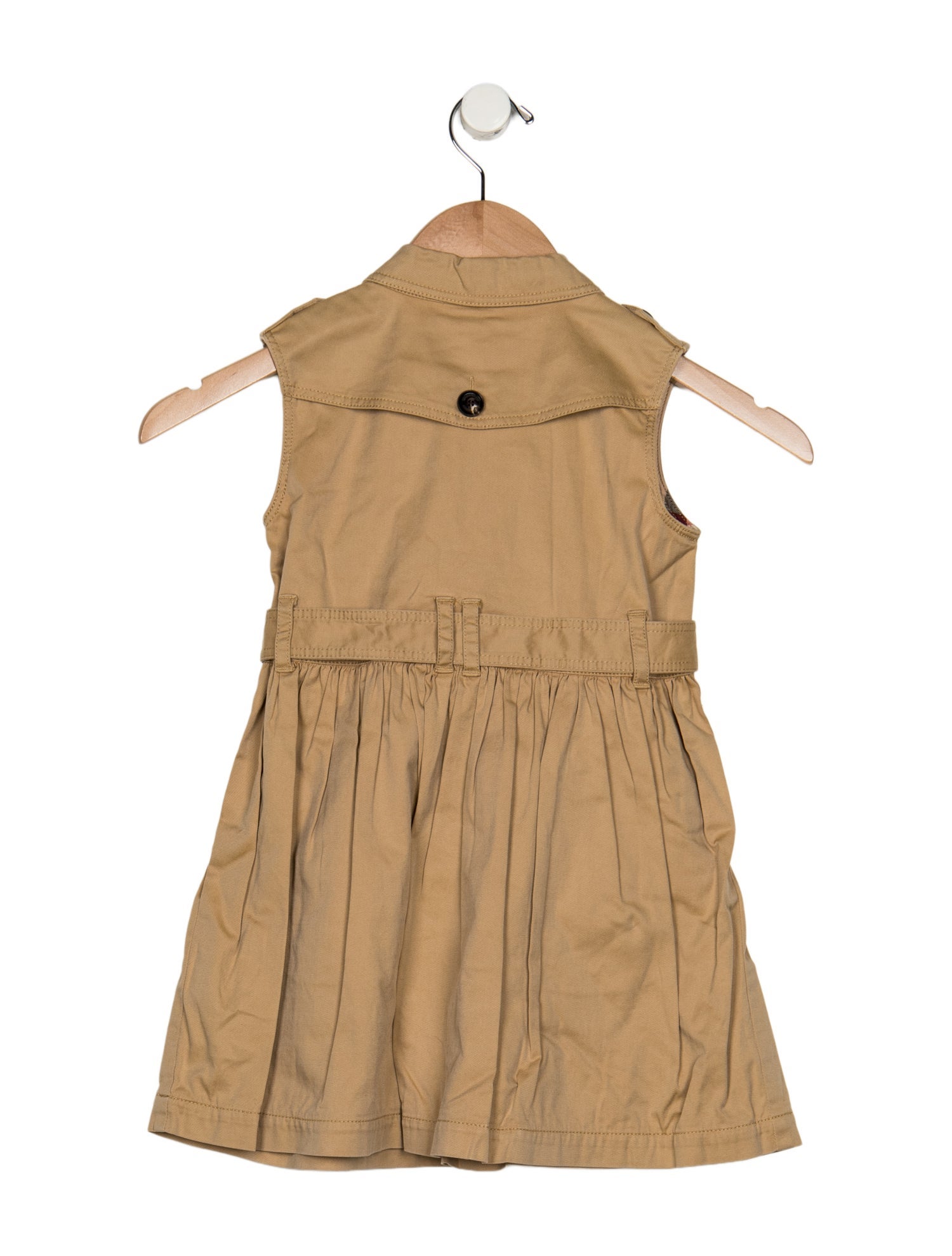 Burberry Toddler Girls Sleeveless Belted Dress