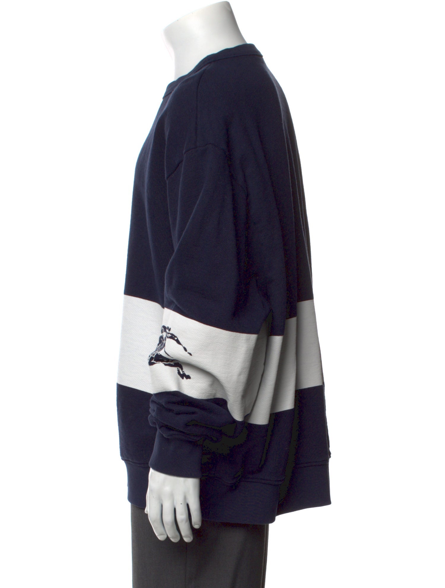 Burberry Classic/Haymarket Check Colorblock Pattern Pullover