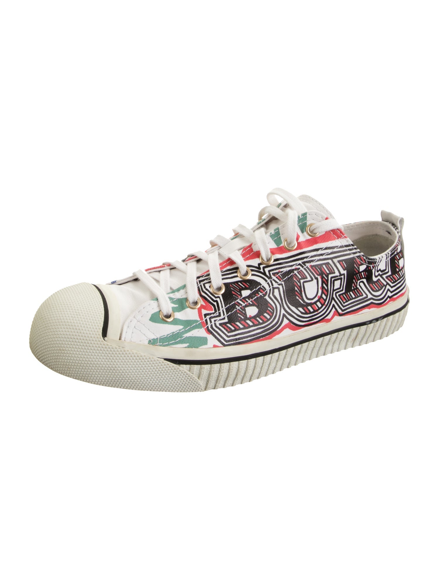 Burberry Canvas Printed Sneakers