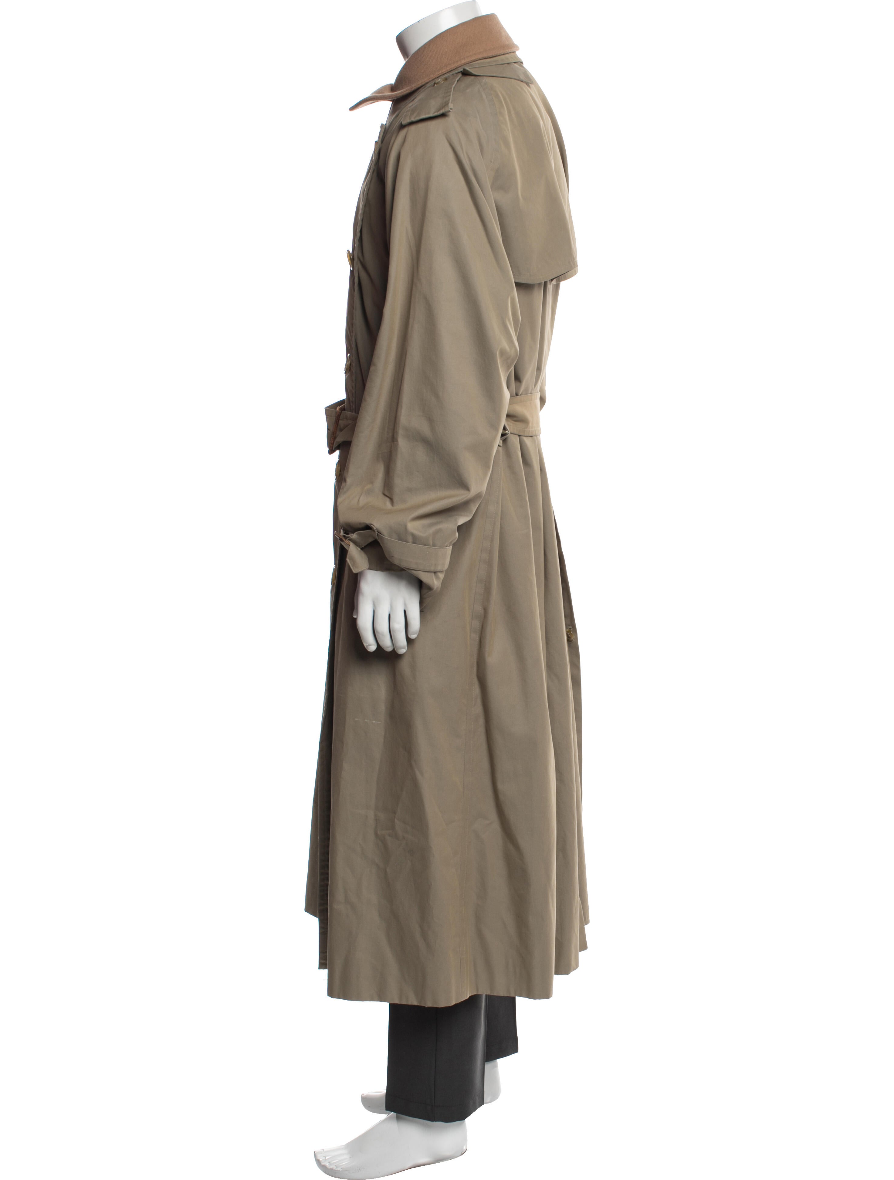 Burberry's House Check Pattern Trench Coat