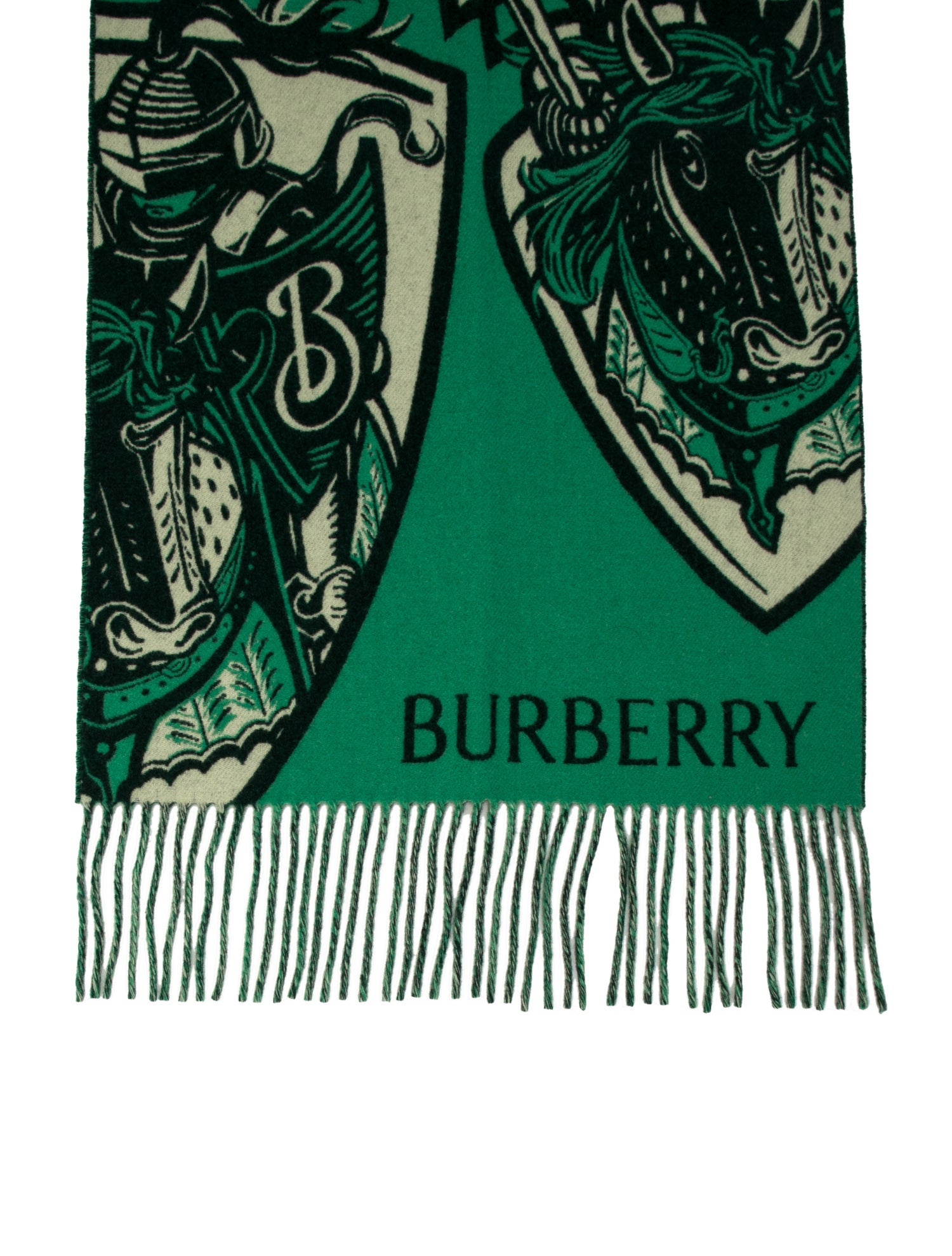 Burberry Wool Printed Scarf