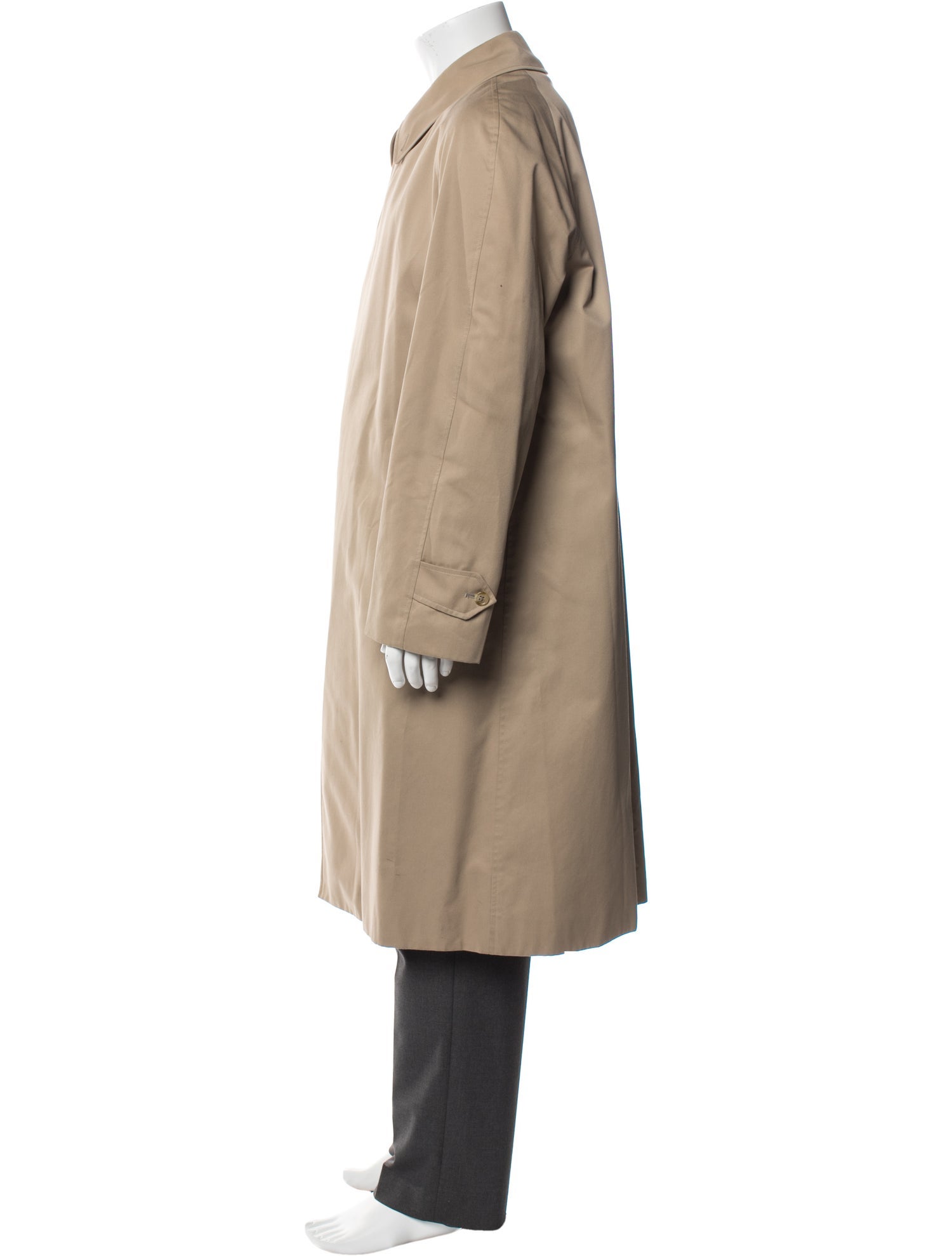 Burberry's House Check Pattern Trench Coat