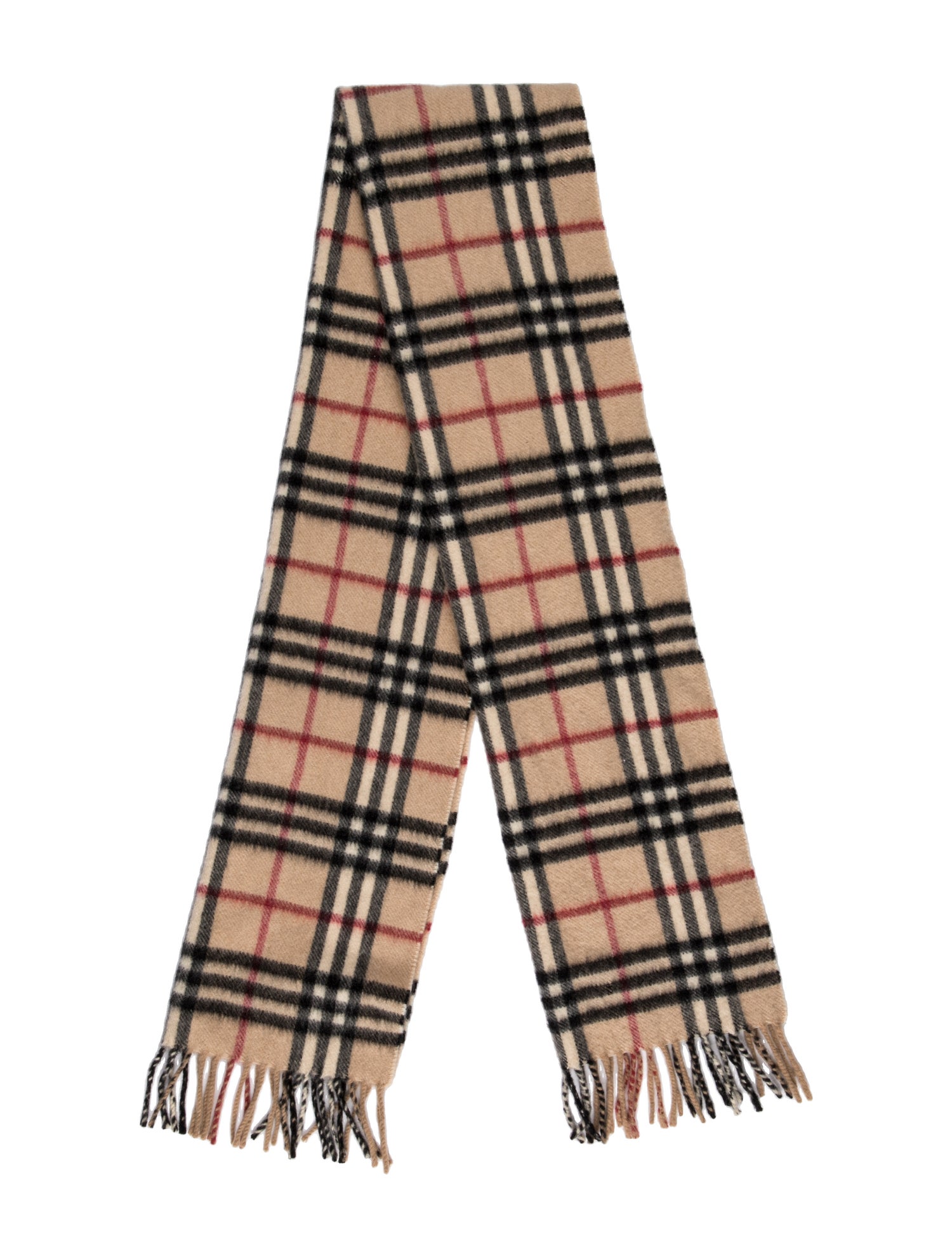 Burberry Cashmere Nova Check Scarf | The RealReal