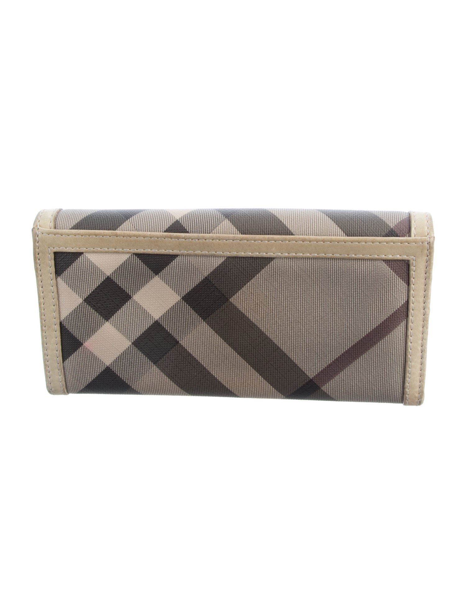 Burberry House Check Pattern Continental Wallet