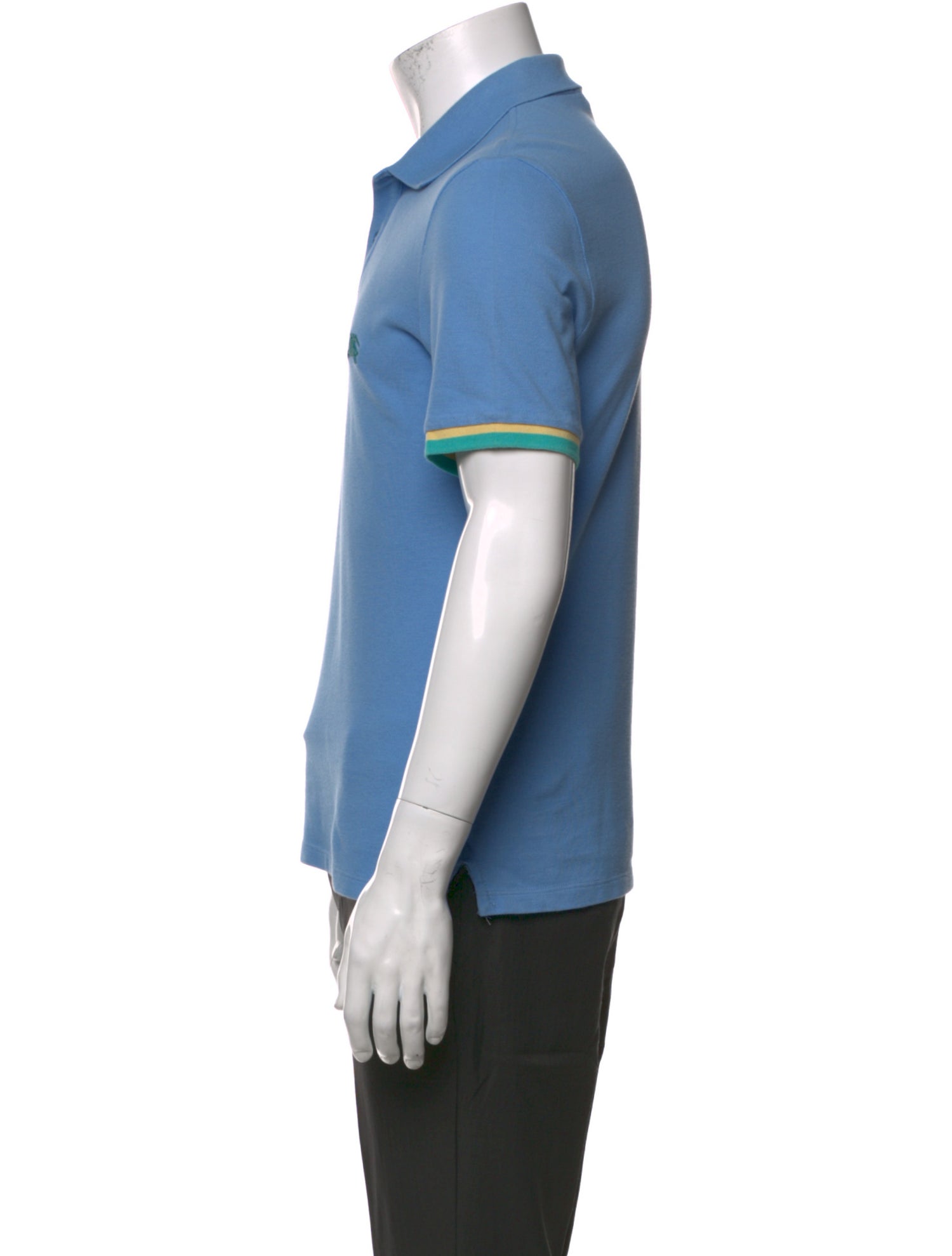 Burberry Brit Nova Check Pattern Collar Polo Shirt