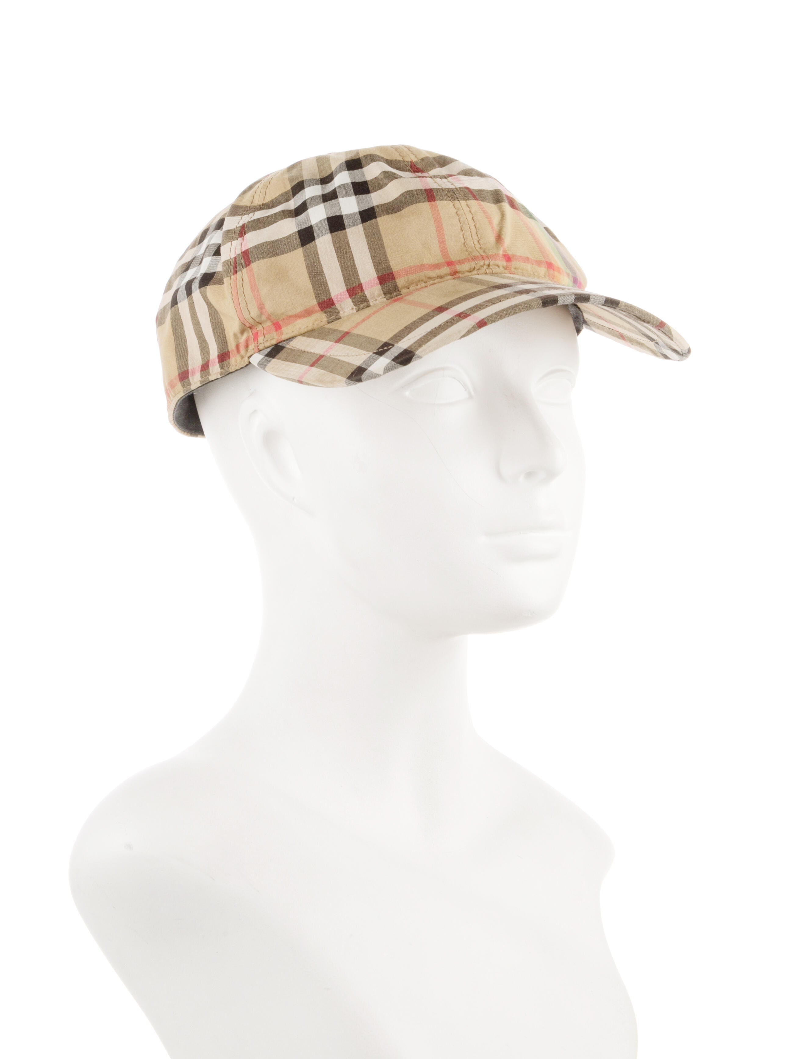 Burberry Rainbow Check Baseball Hat