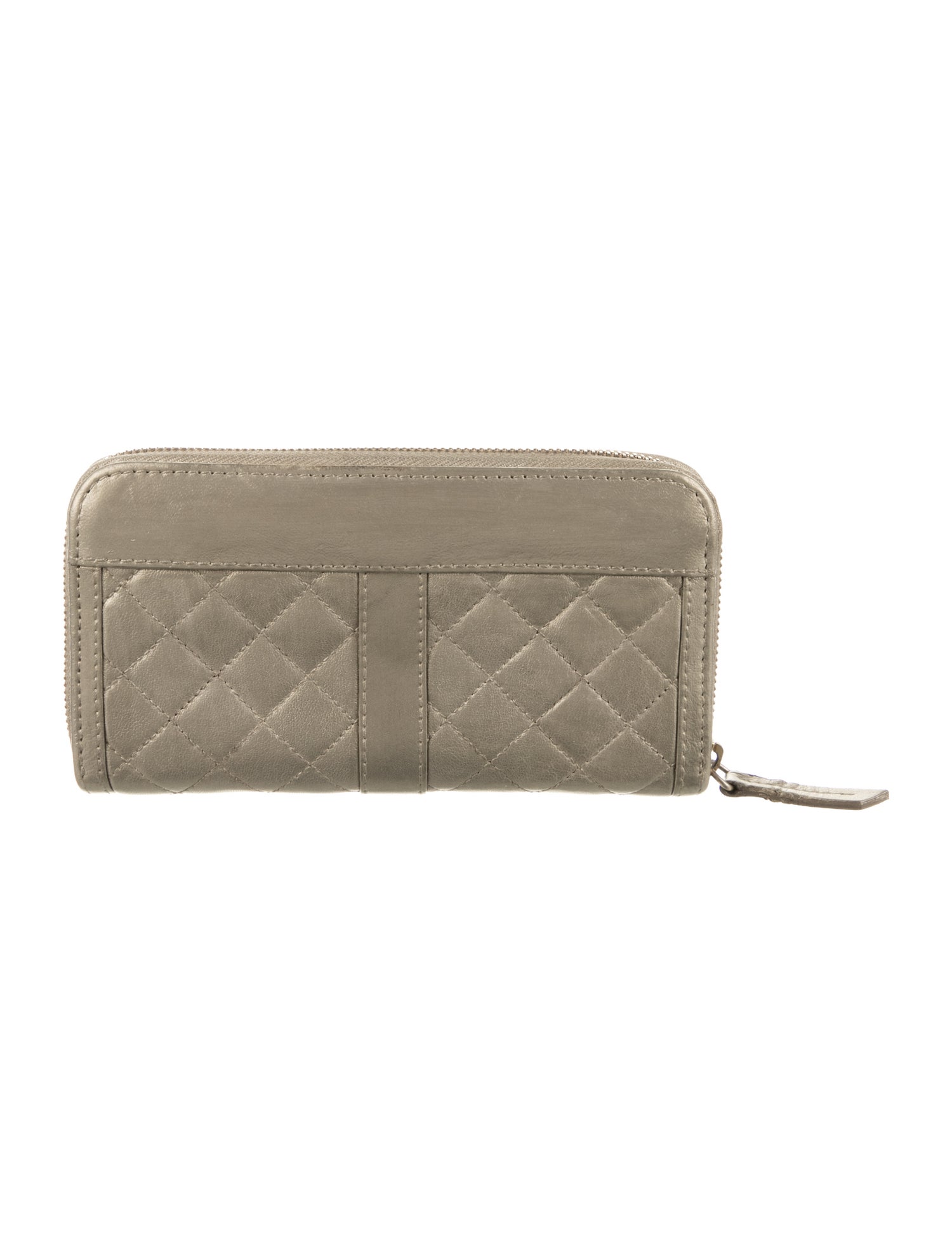 Burberry Leather Printed Continental Wallet
