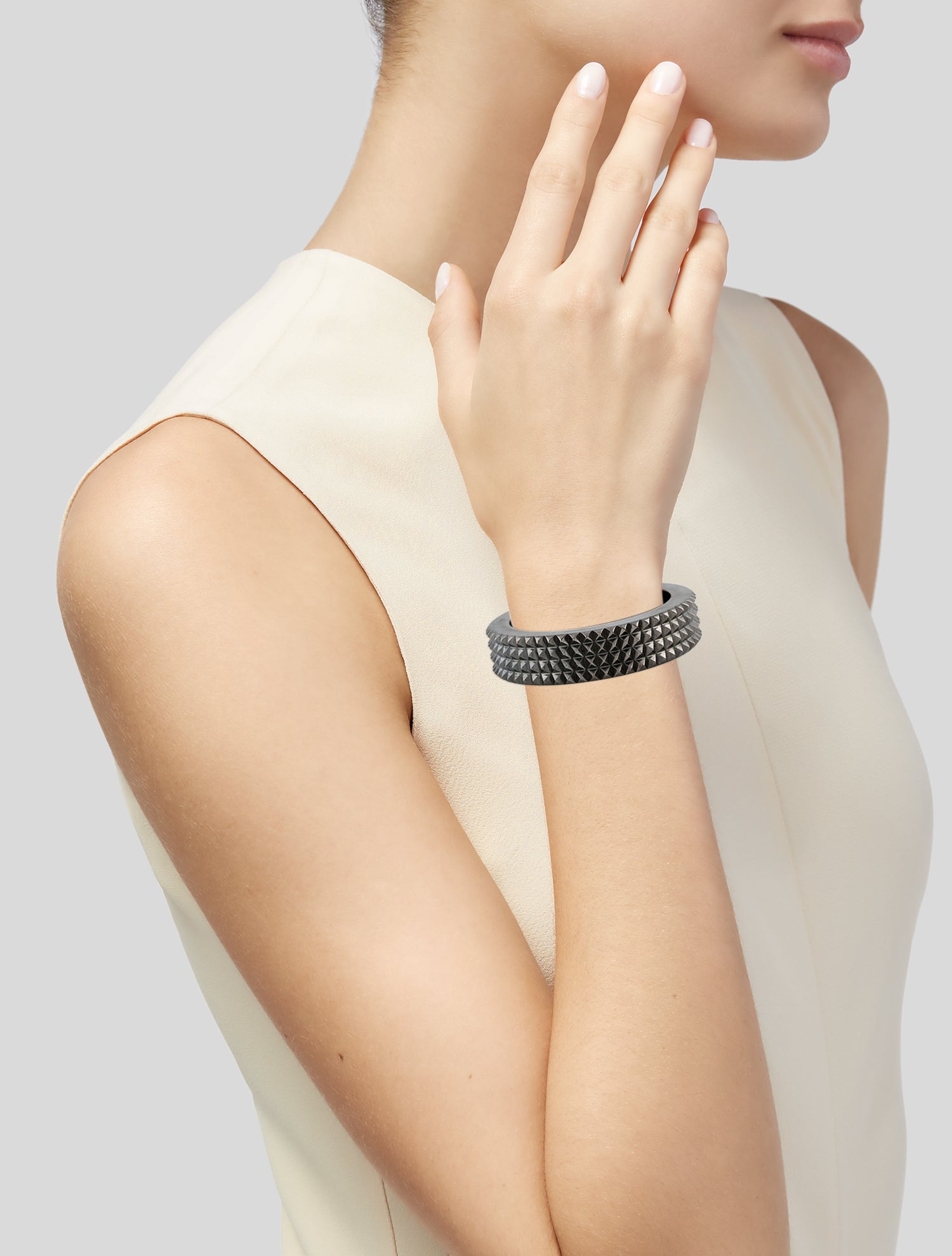 Burberry Pyramid Spike Bangle Bracelet