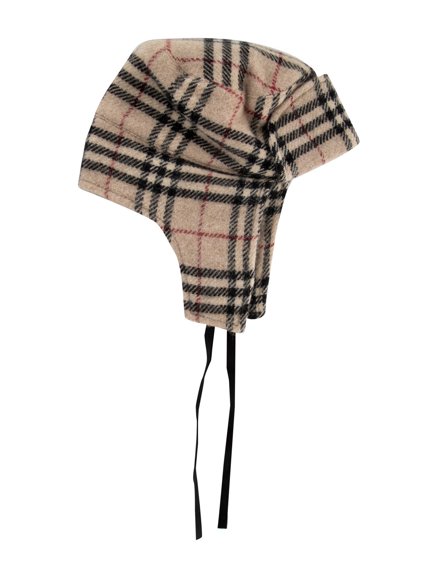 Burberry London Nova Check Wool Trapper Hat