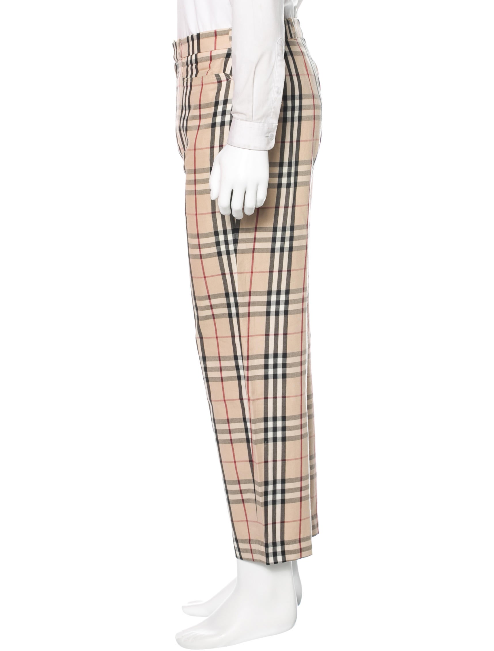 burberry nova pants