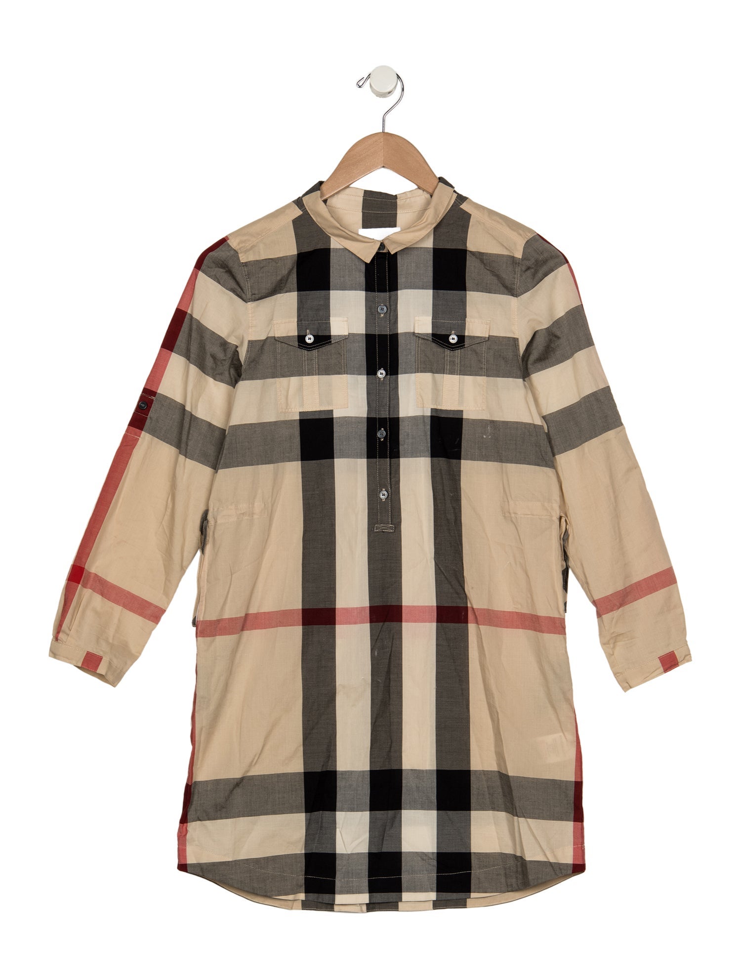 Burberry Girls' Long Sleeve Dress